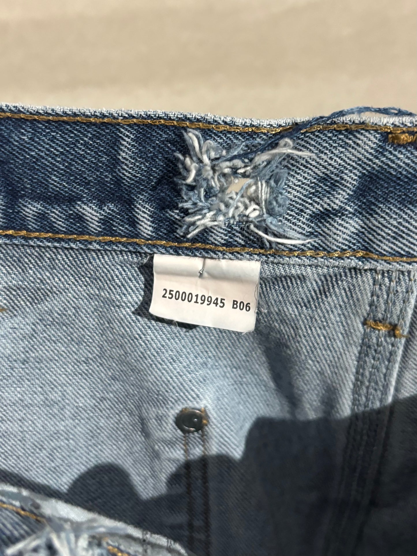 00's carhartt denim double knee  painter pants