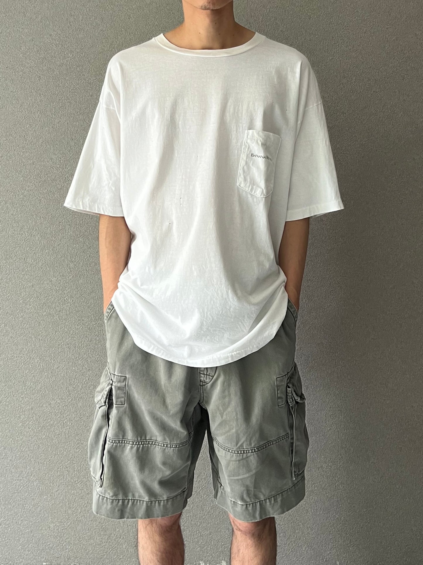 90's BANANA REPUBLIC printed t-shirt "Made in USA"