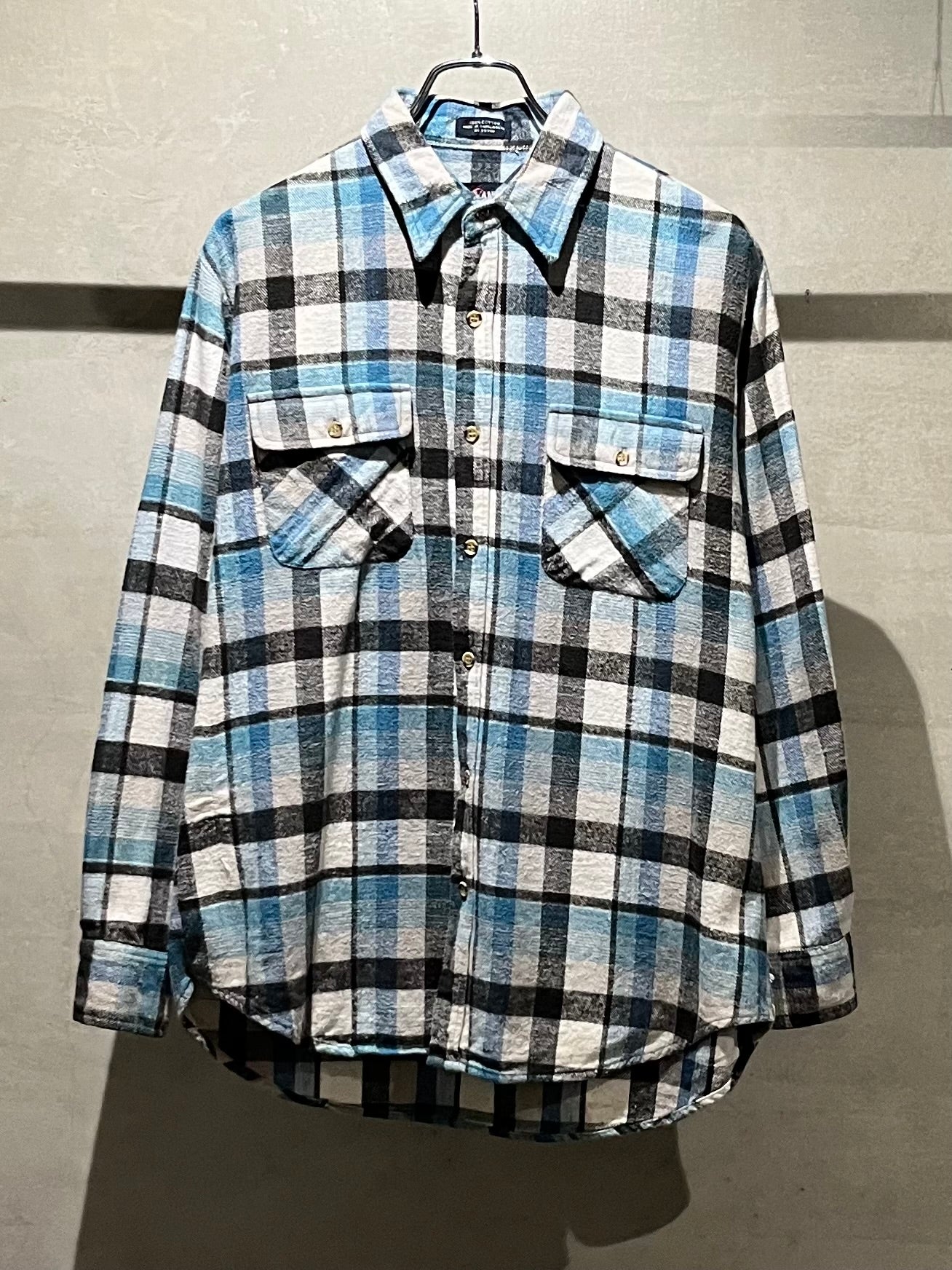 80's BIG YANK flannel shirt