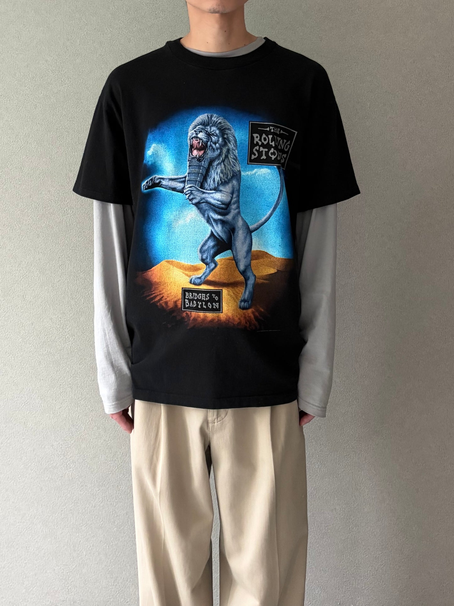 90's THE ROLLING STONES music t-shirt “Made in USA”