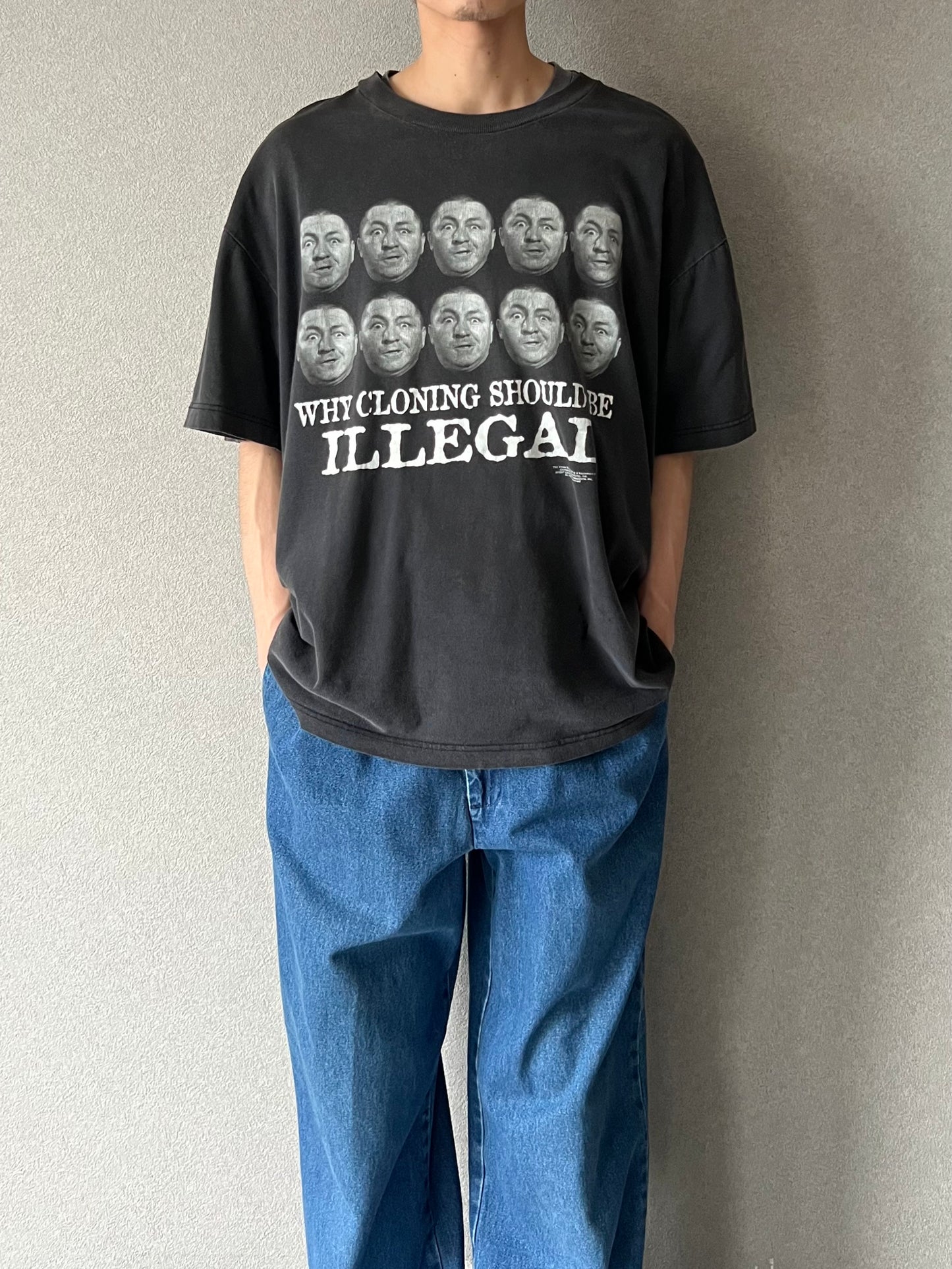 90's The Three Stooges printed t-shirt
