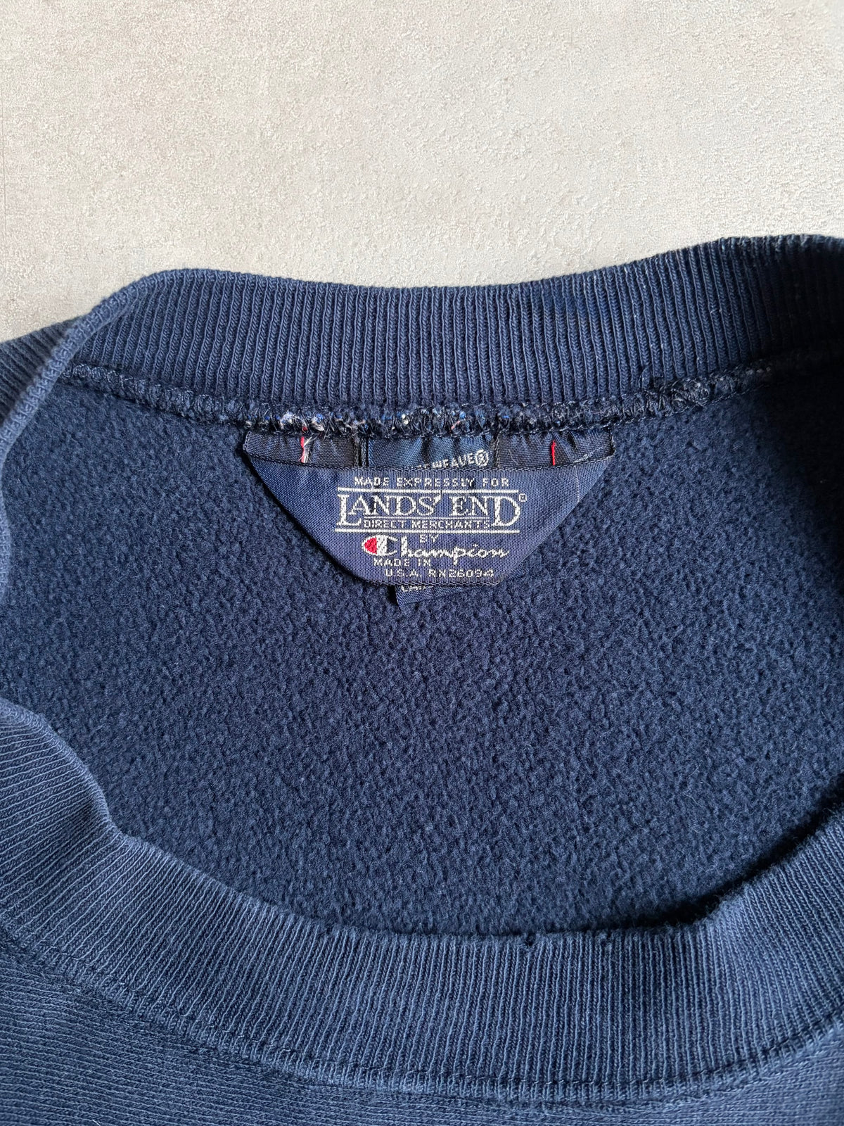 90's LANDS' END × Champion REVERSE WEAVE “Made in USA”
