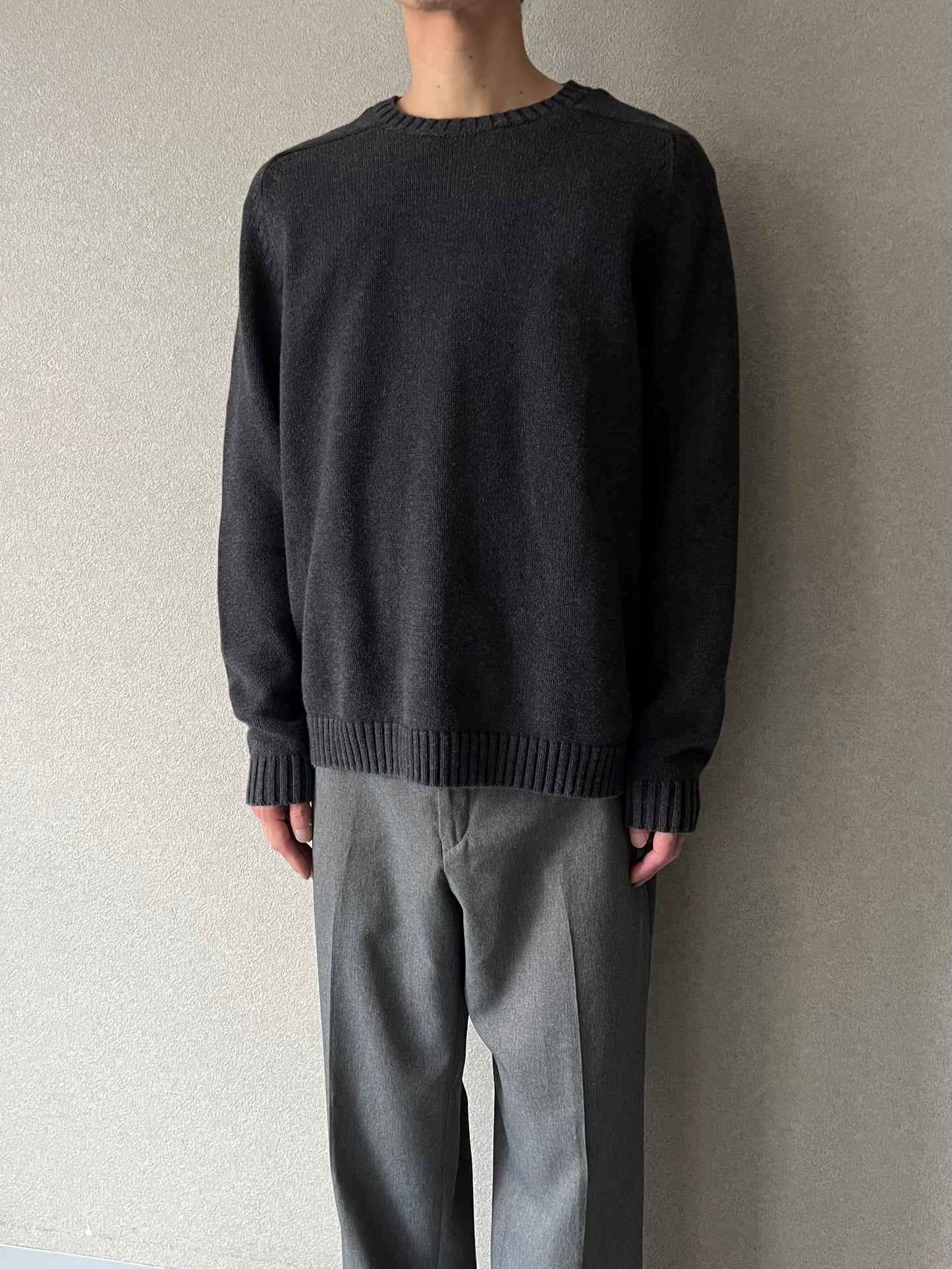 00's LANDS' END cotton knit sweater
