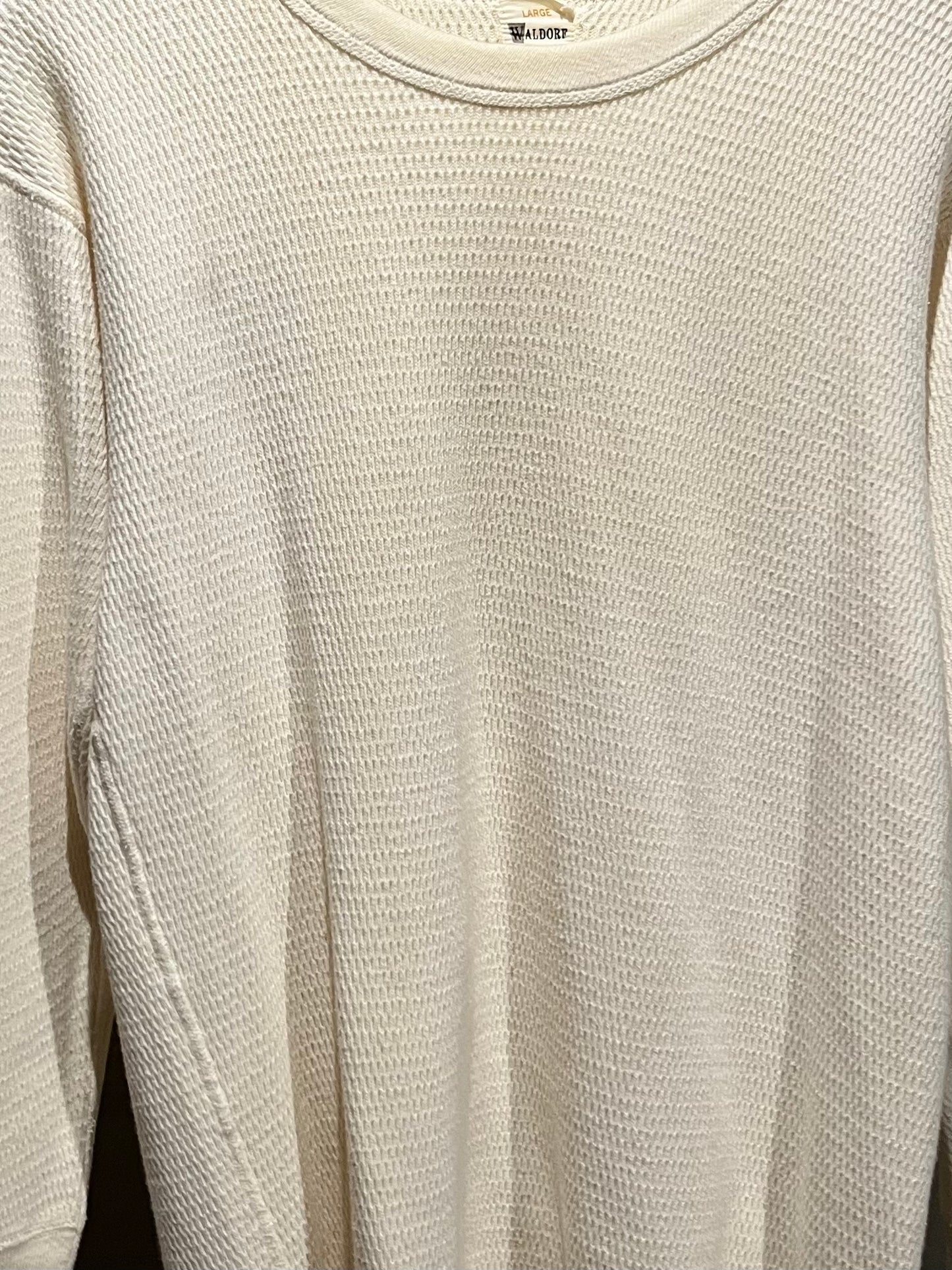 60's WALDORF L/S thermal shirt “Made in USA”