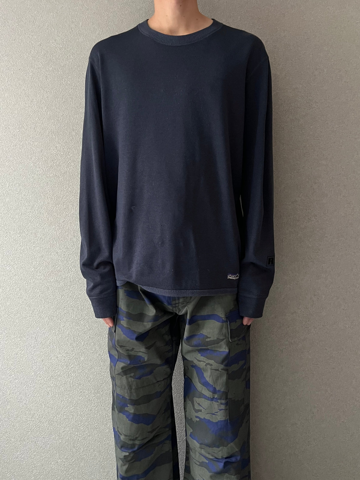 00's patagonia R.5 L/S shirt “Made in USA”