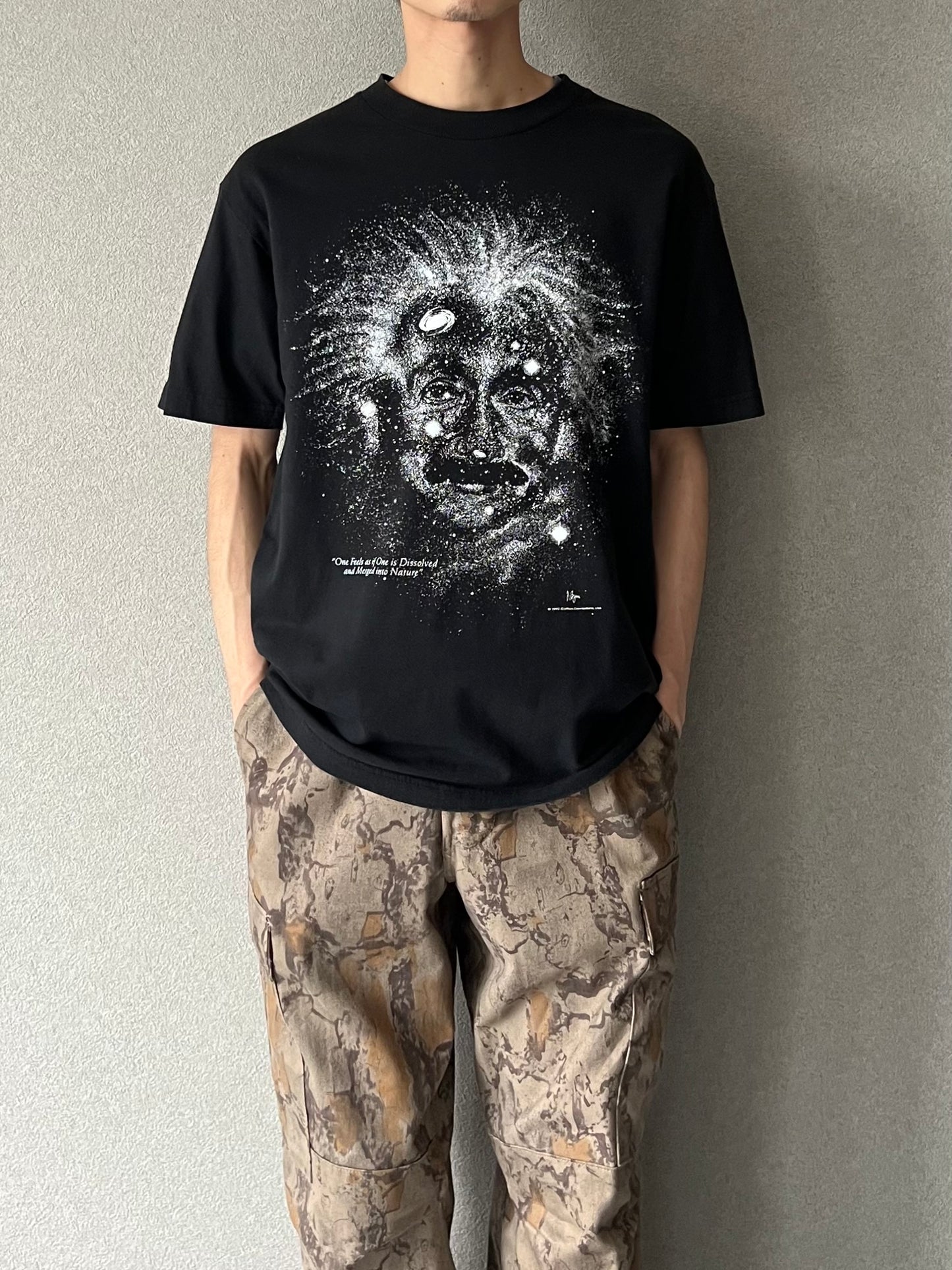 90's Albert Einstein printed t-shirt "MADE in USA"