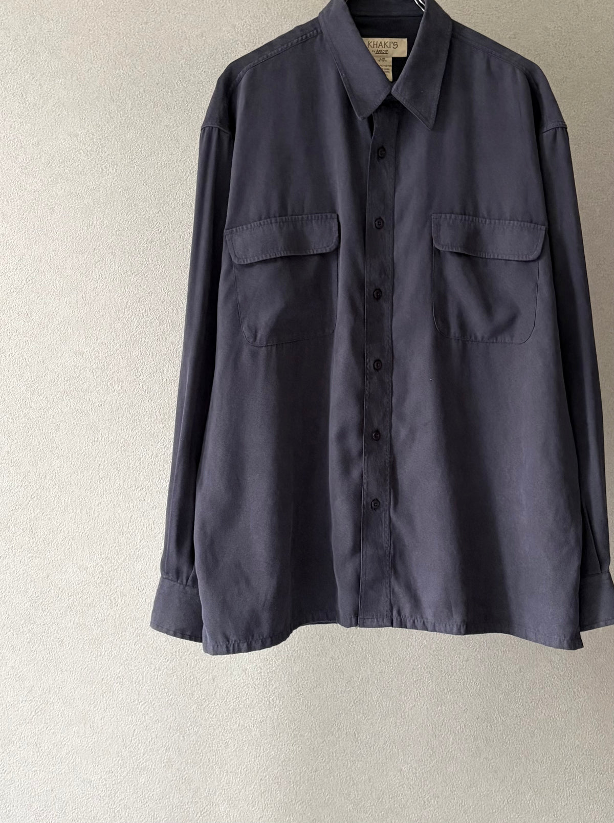 00's ARROW faux suede shirt