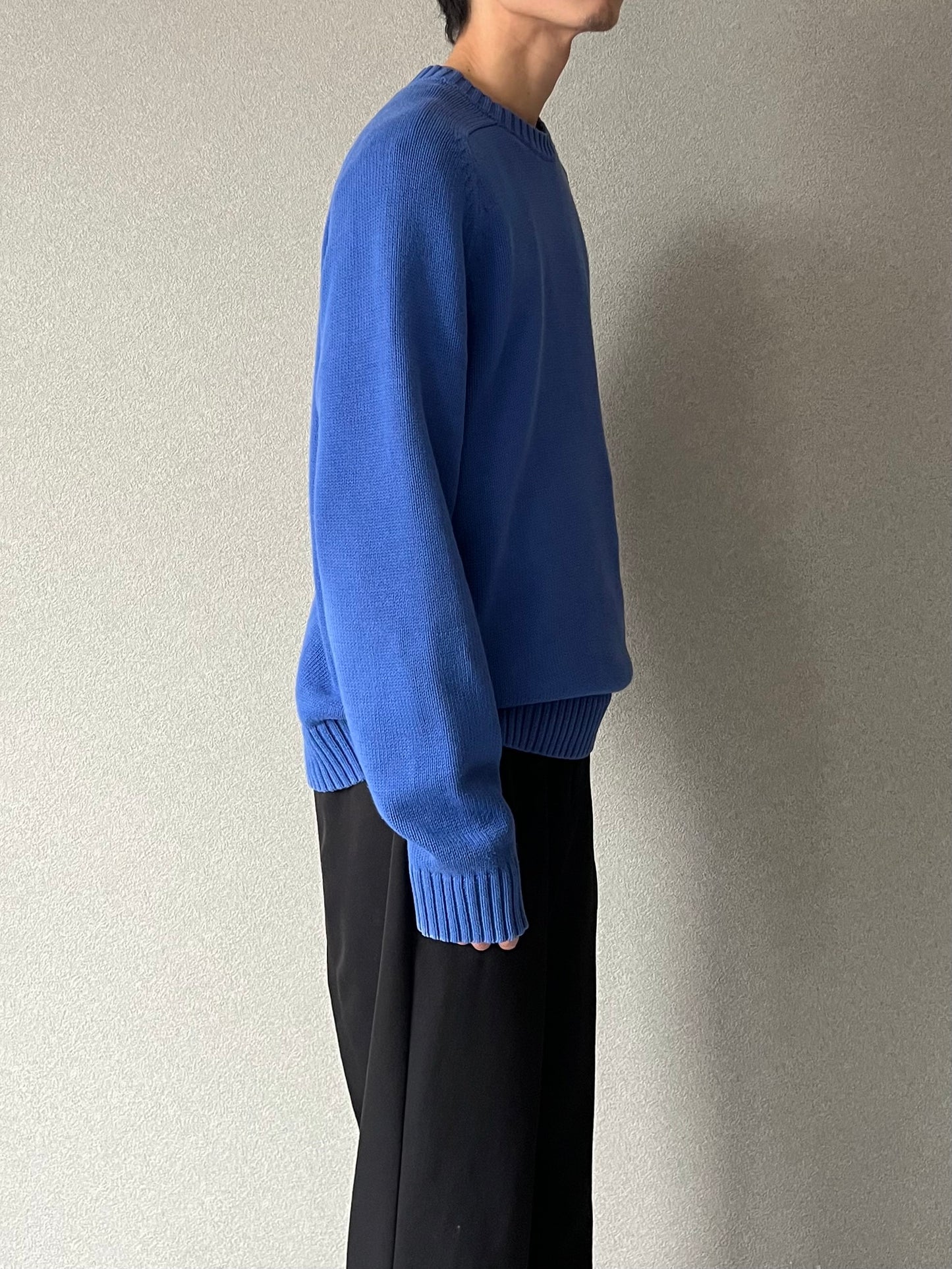 00's LANDS' END cotton knit sweater