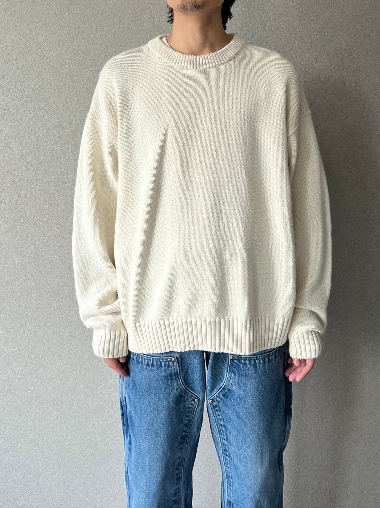 80's Eddie Bauer cotton knit sweater
