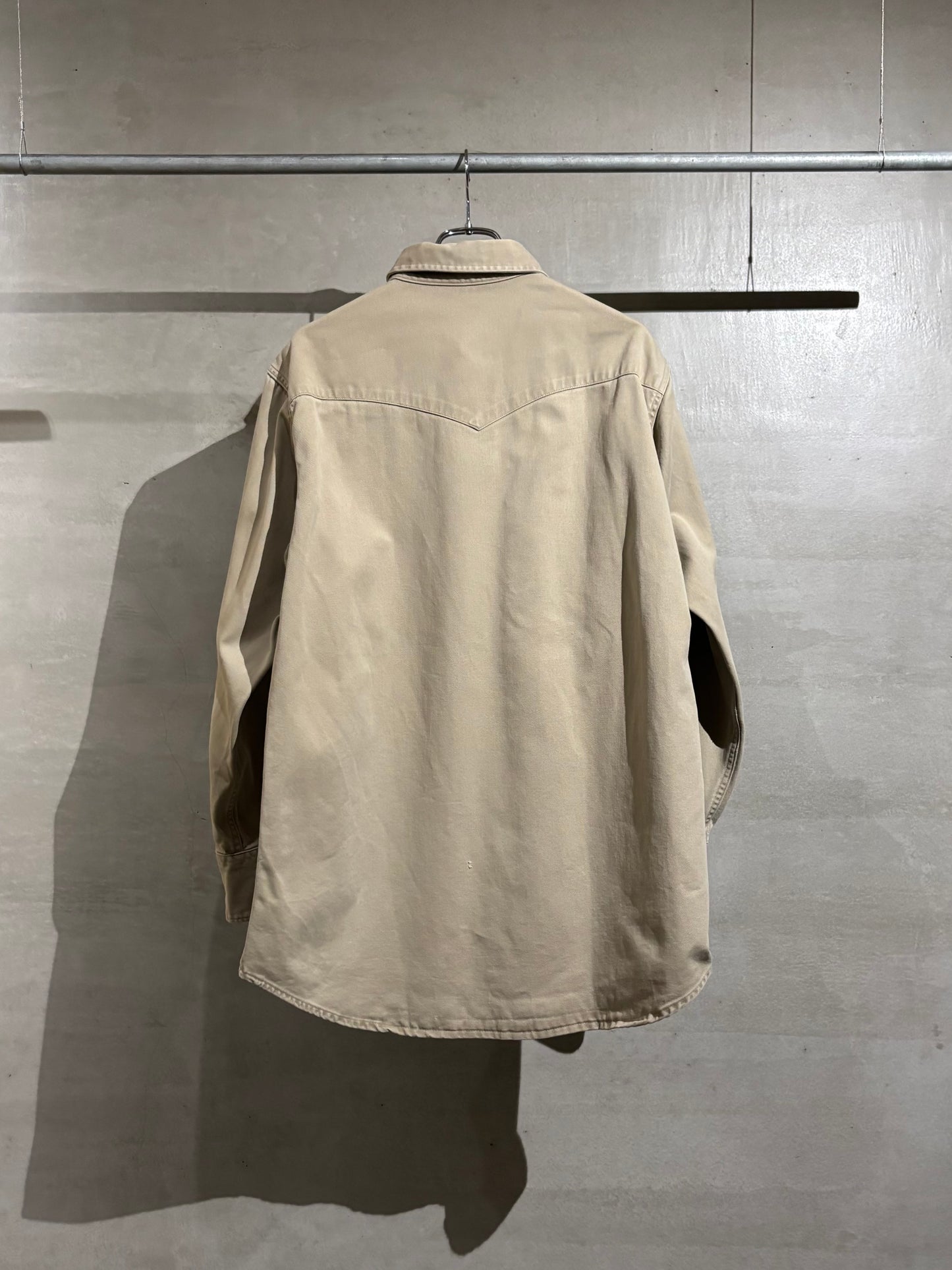 80's carhartt western work shirt
