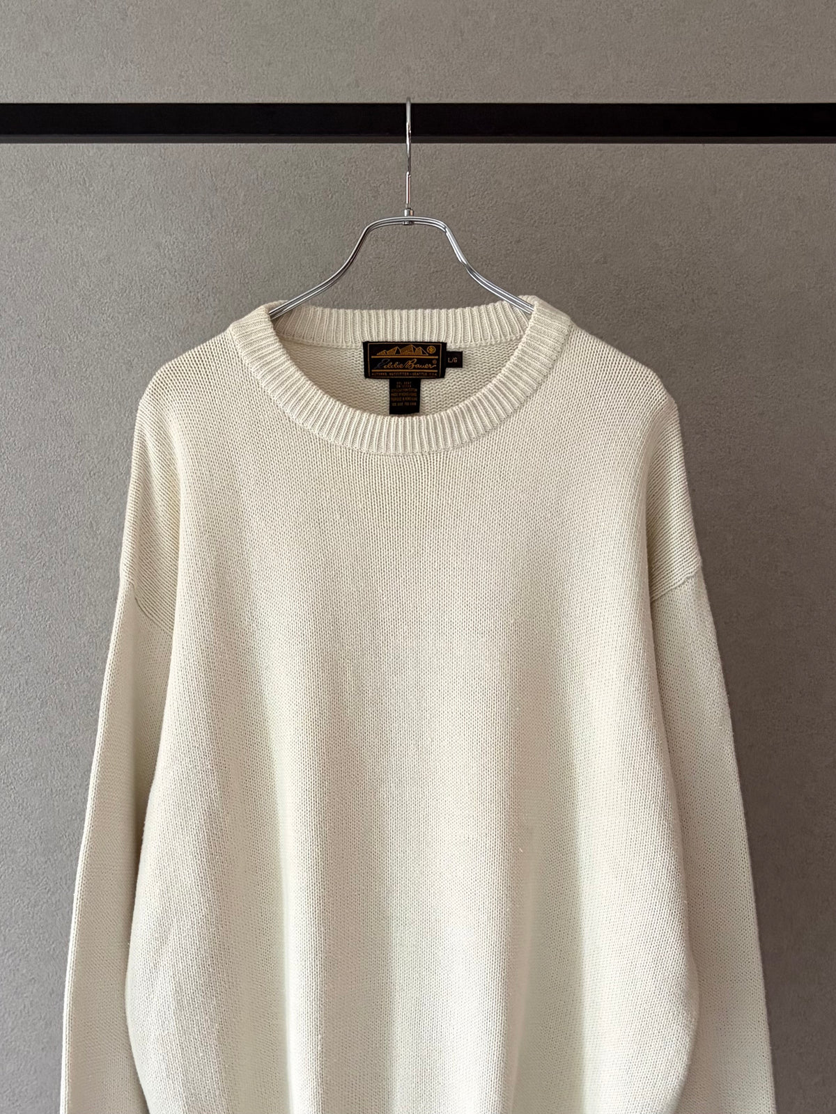 80's Eddie Bauer cotton knit sweater
