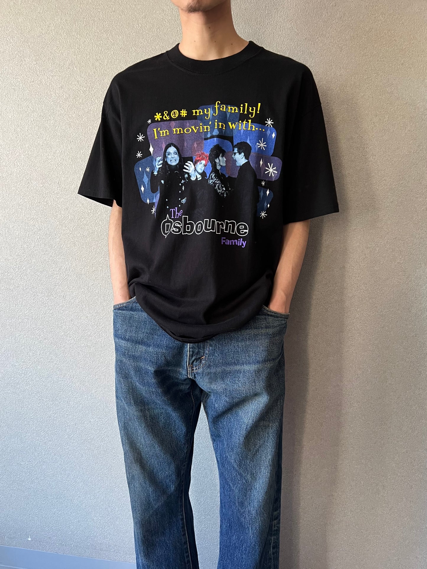 90's〜 The Osbourne Family movie t-shirt