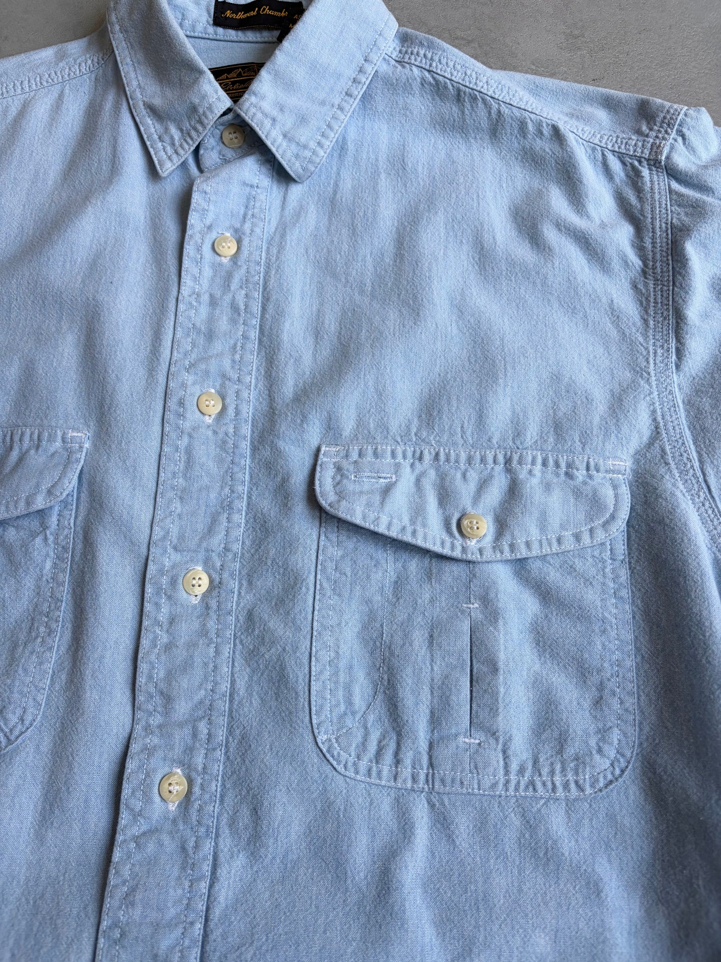 80's Eddie Bauer chambray shirt
