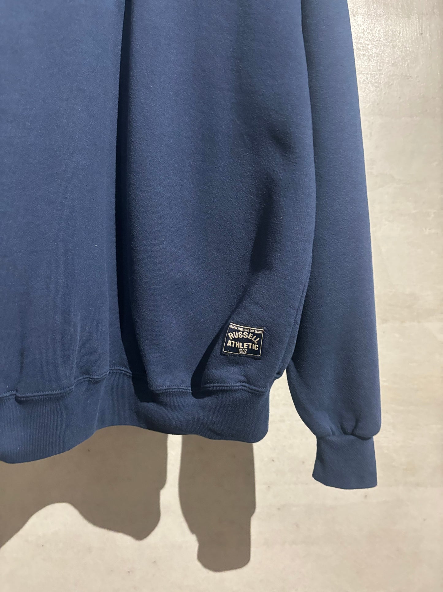90's RUSSELL half zip sweater “Made in USA”