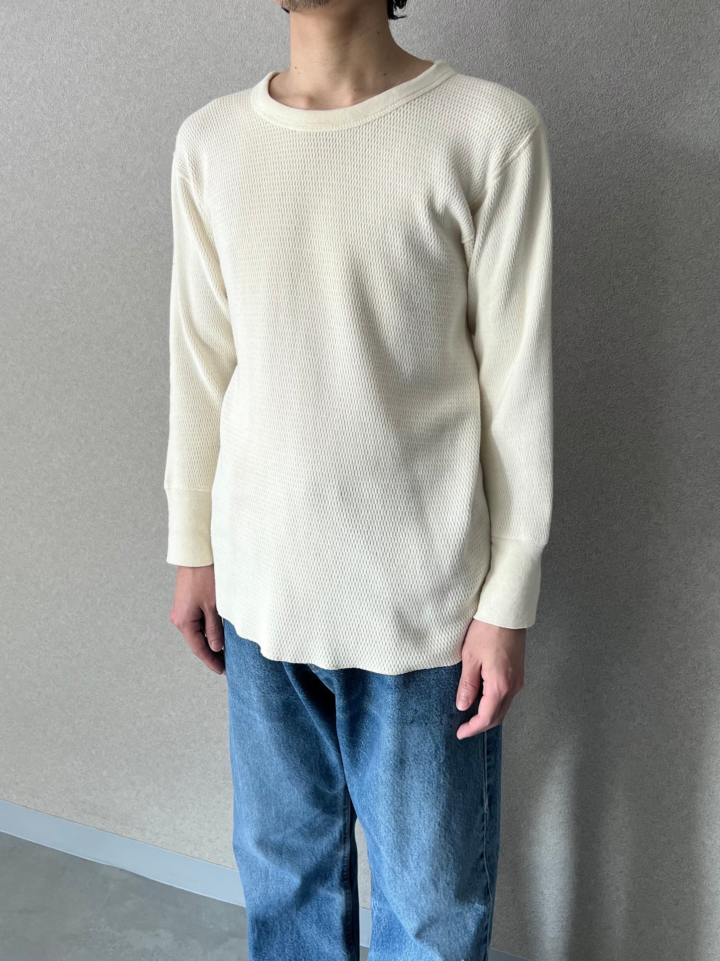 60's WALDORF L/S thermal shirt “Made in USA”