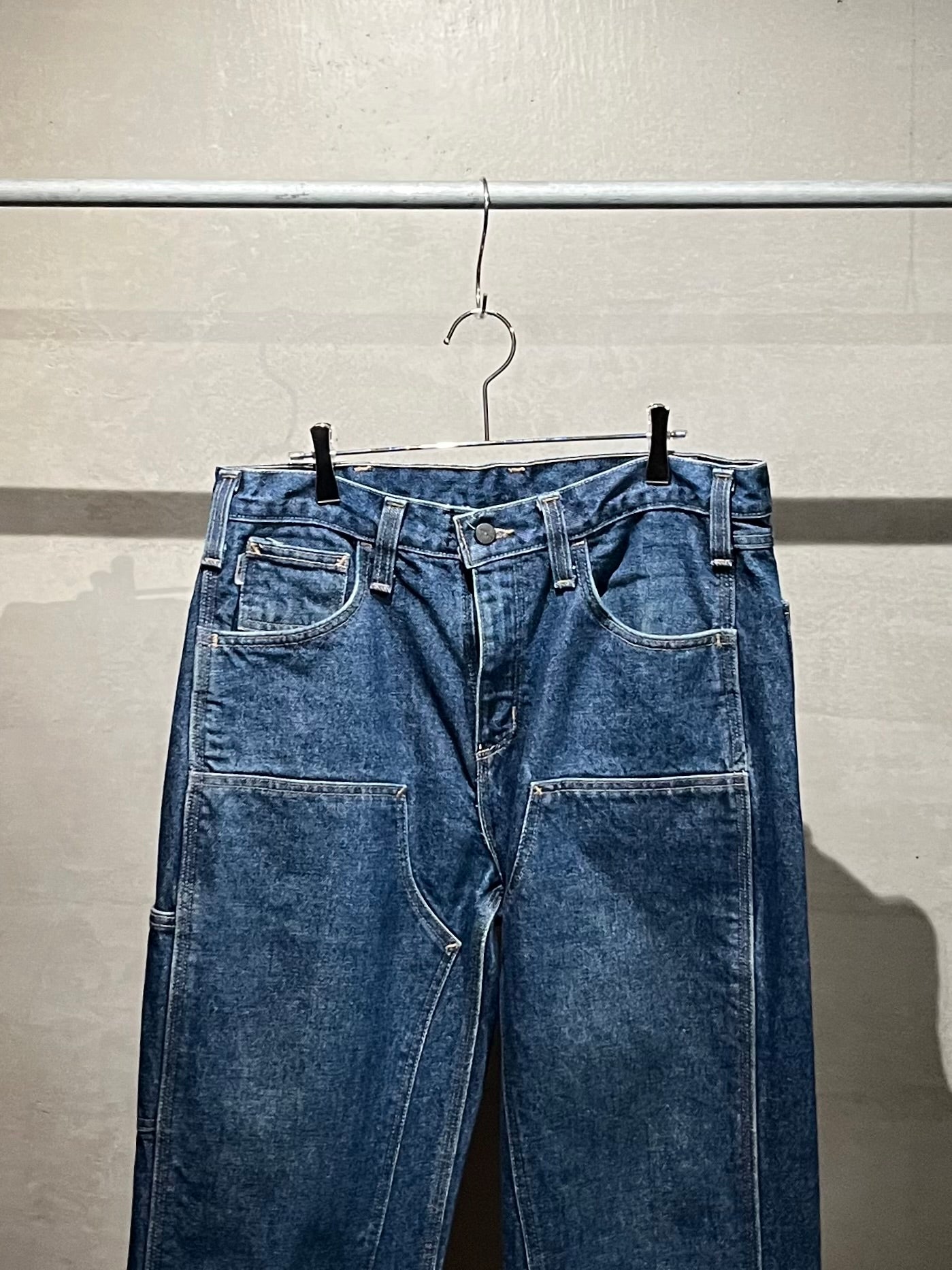 00's carhartt denim double knee painter pants