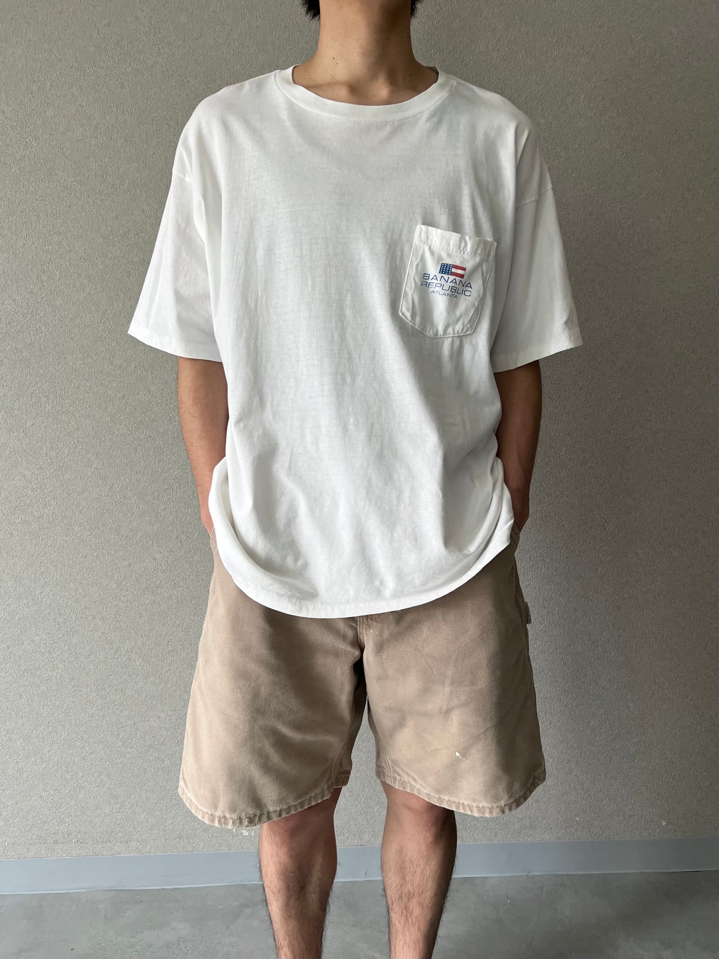 90's BANANA REPUBLIC printed t-shirt "Made in USA"