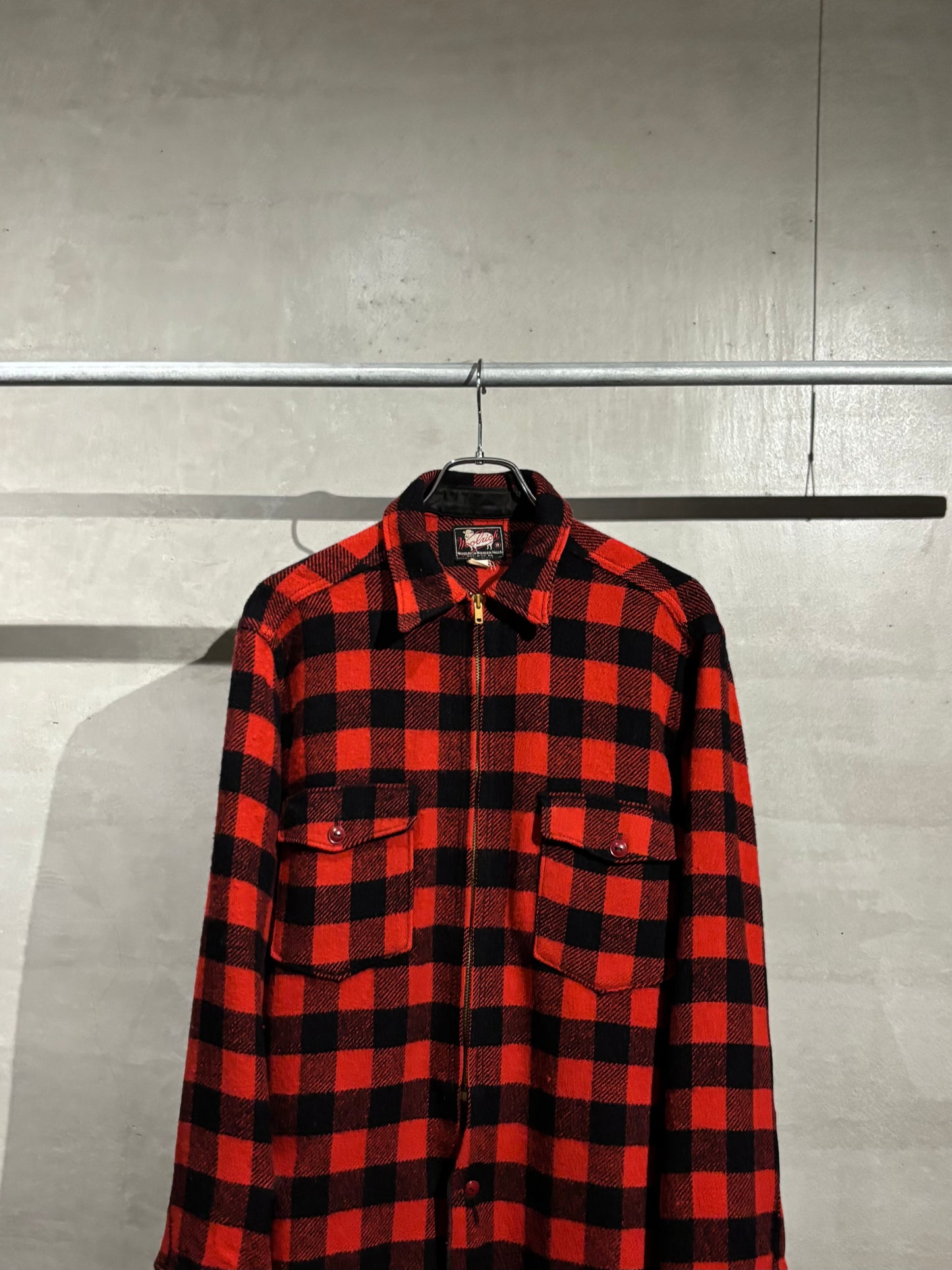 60's WOOLRICH wool shirt