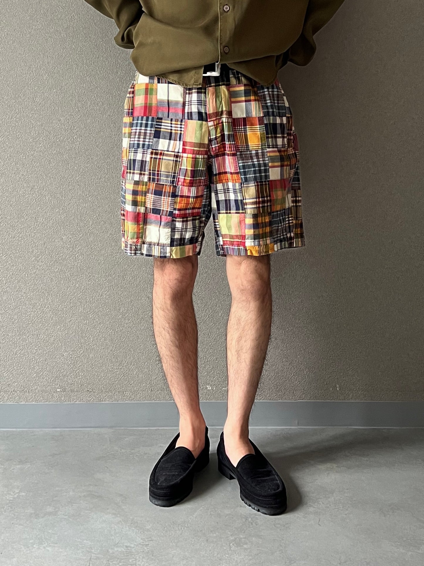 00's Brooks Brothers patchwork shorts