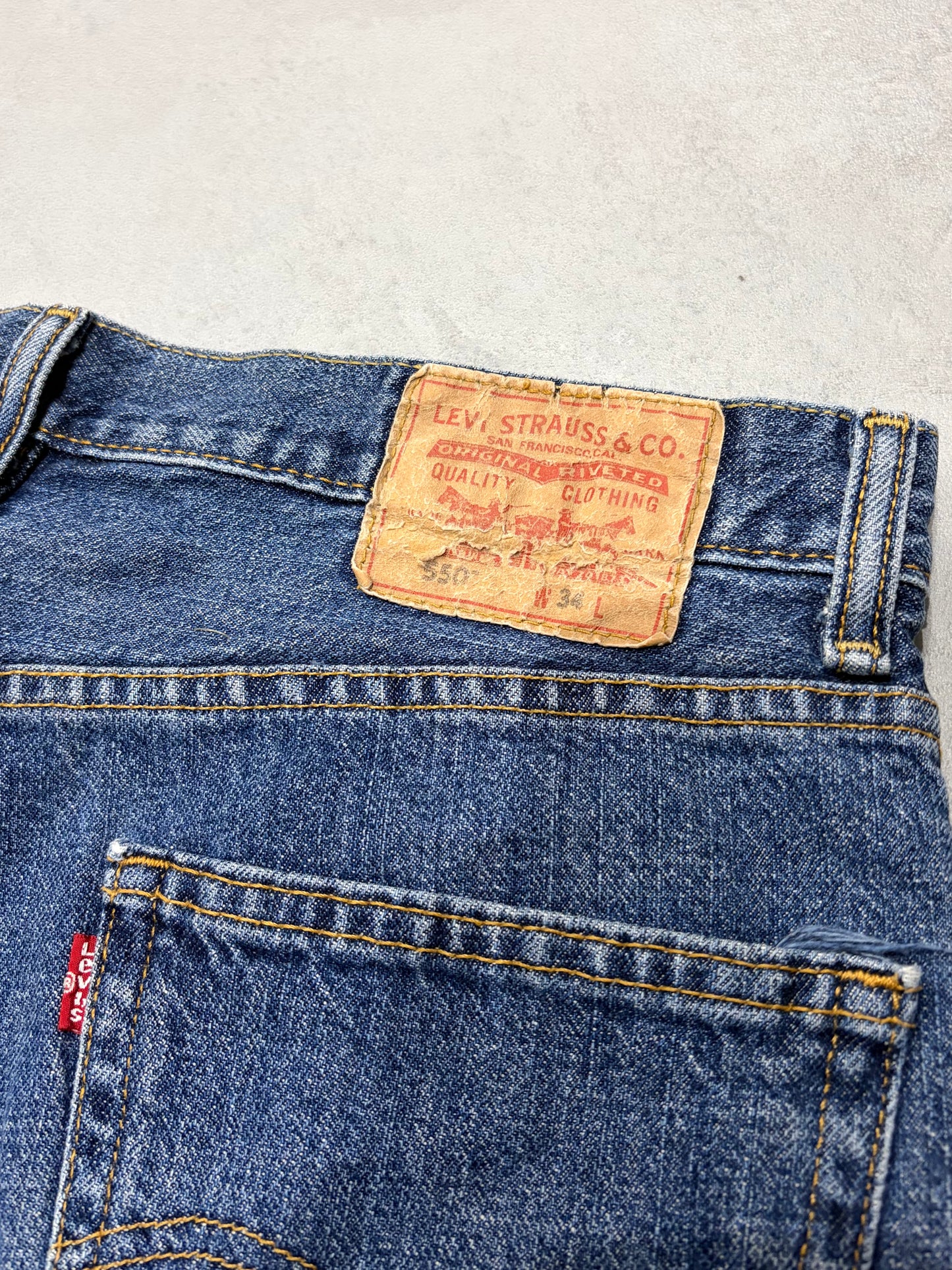 00's Levi' 550 denim shorts