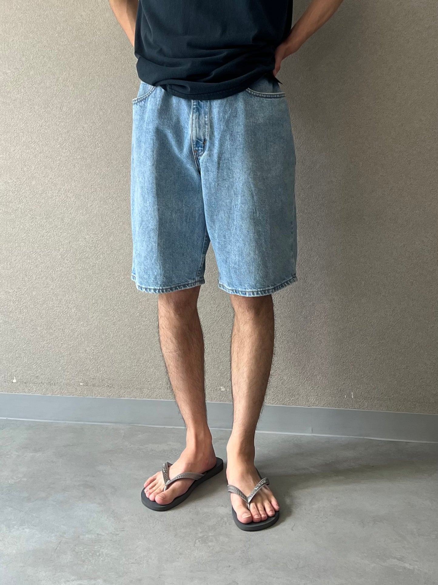 90's Levi' 560 denim shorts "Made in USA"