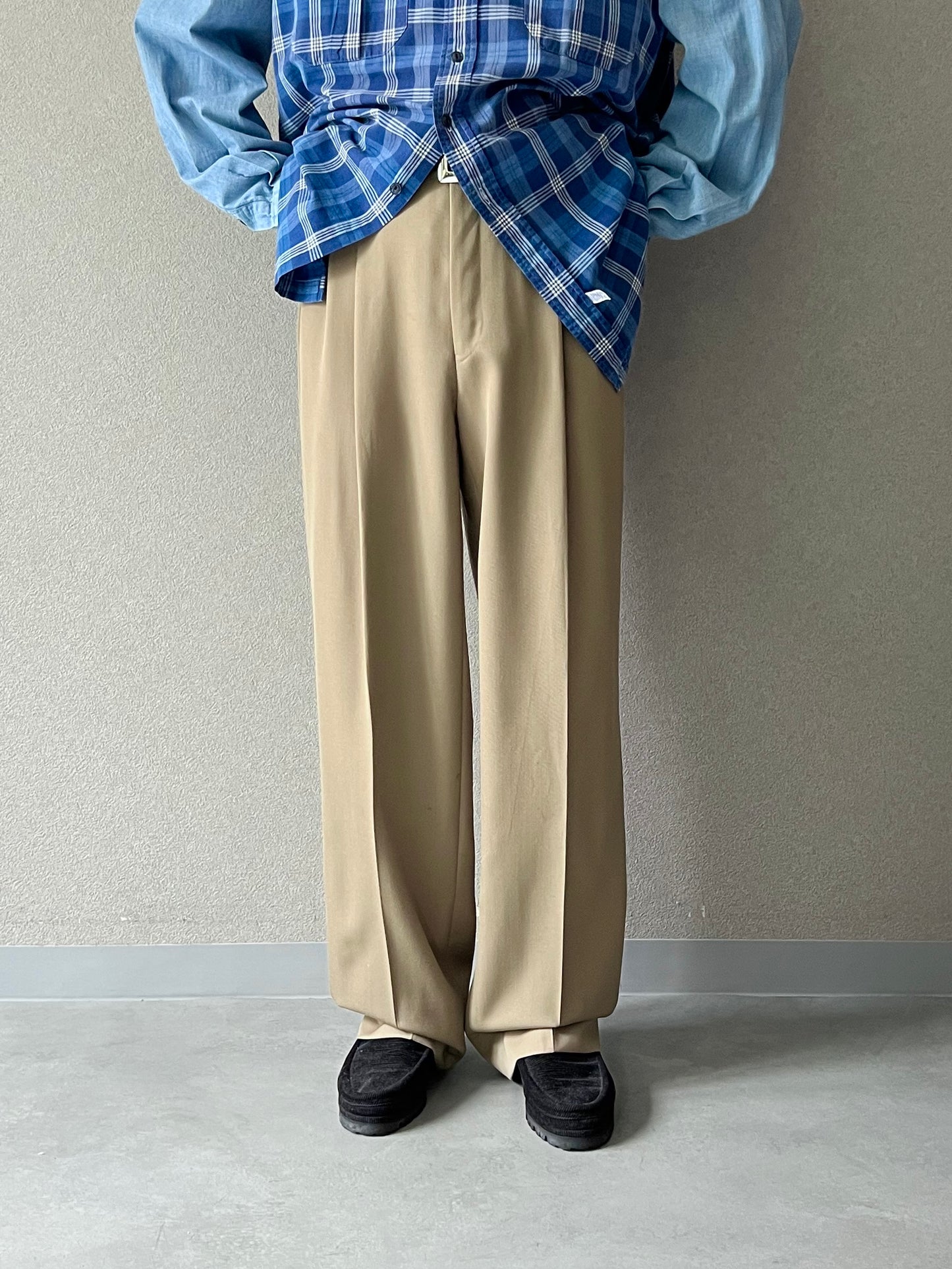 80's GIVENCHY wool slacks "Made in USA"