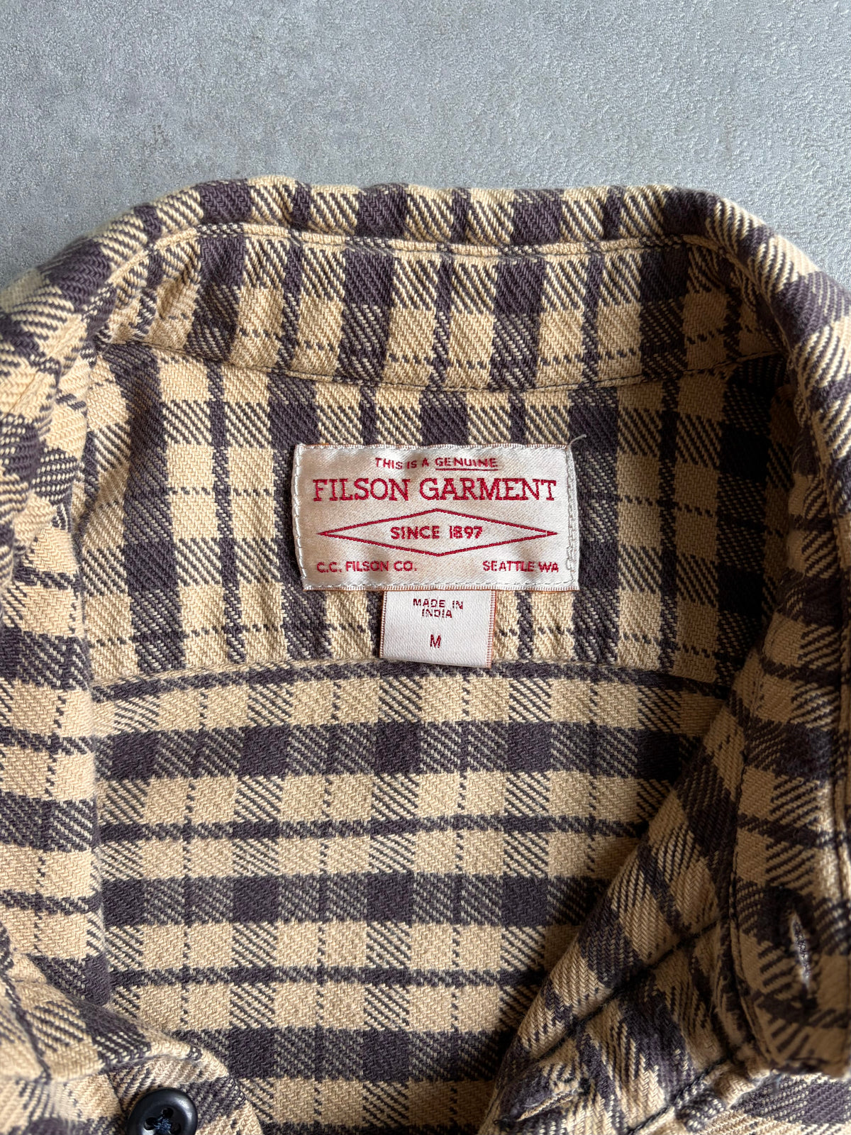 00's FILSON flannel shirt