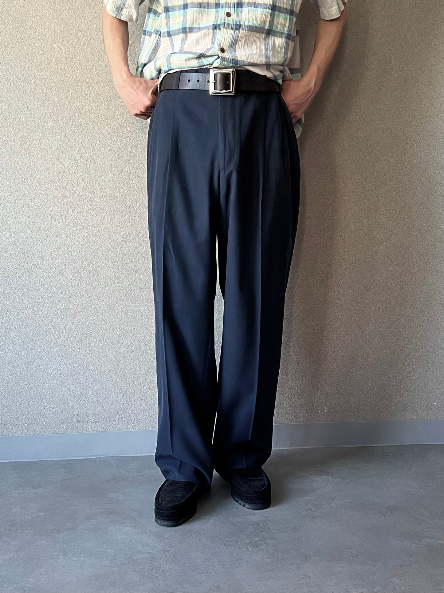 00's Brooks Brothers silk × cotton slacks