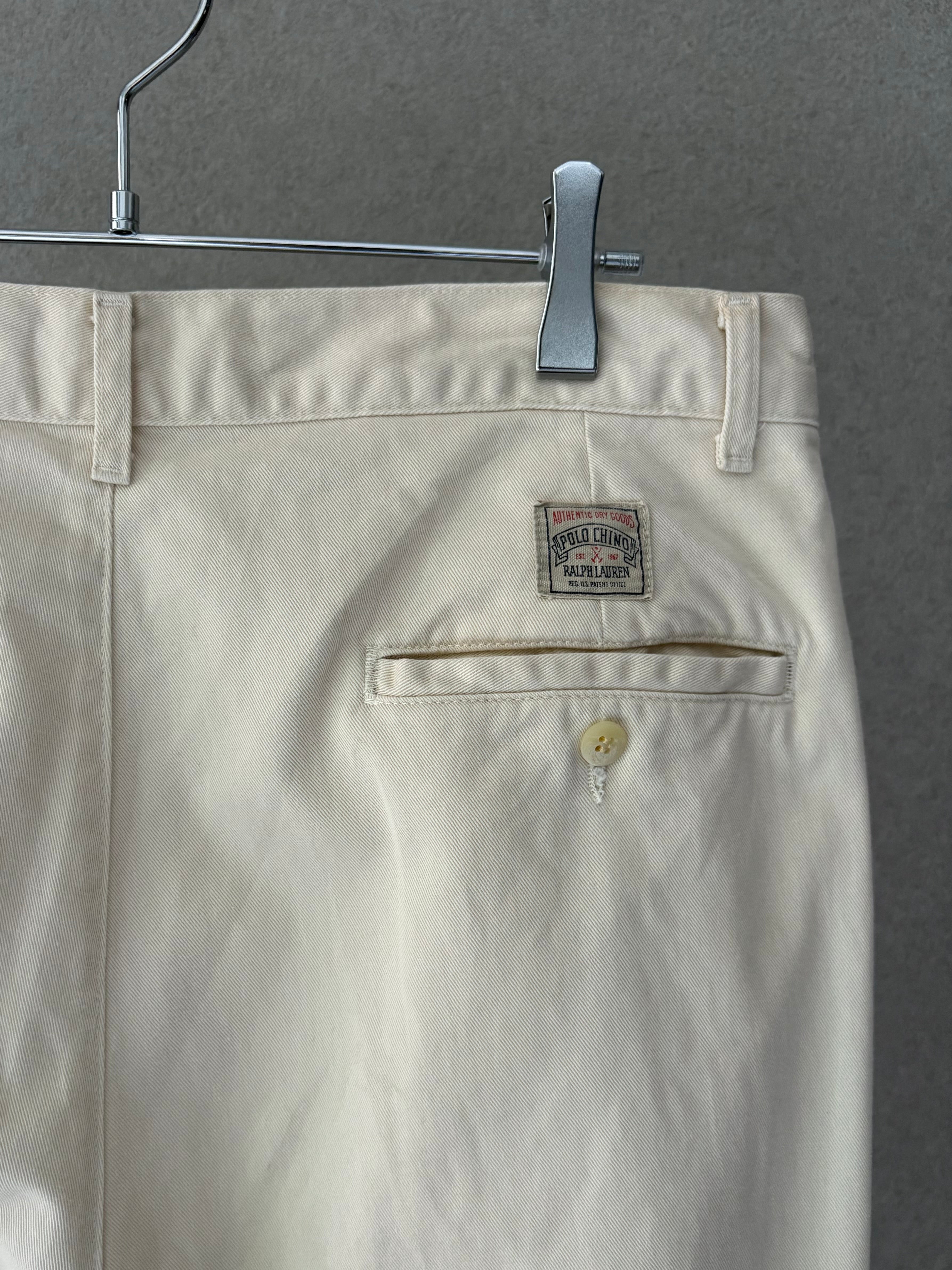 PoloRalphLauren90s初期タグUSA製ポロチノW36L31古着 楽天市場】90s USA製 初期タグ ポロ ラルフローレン コットン