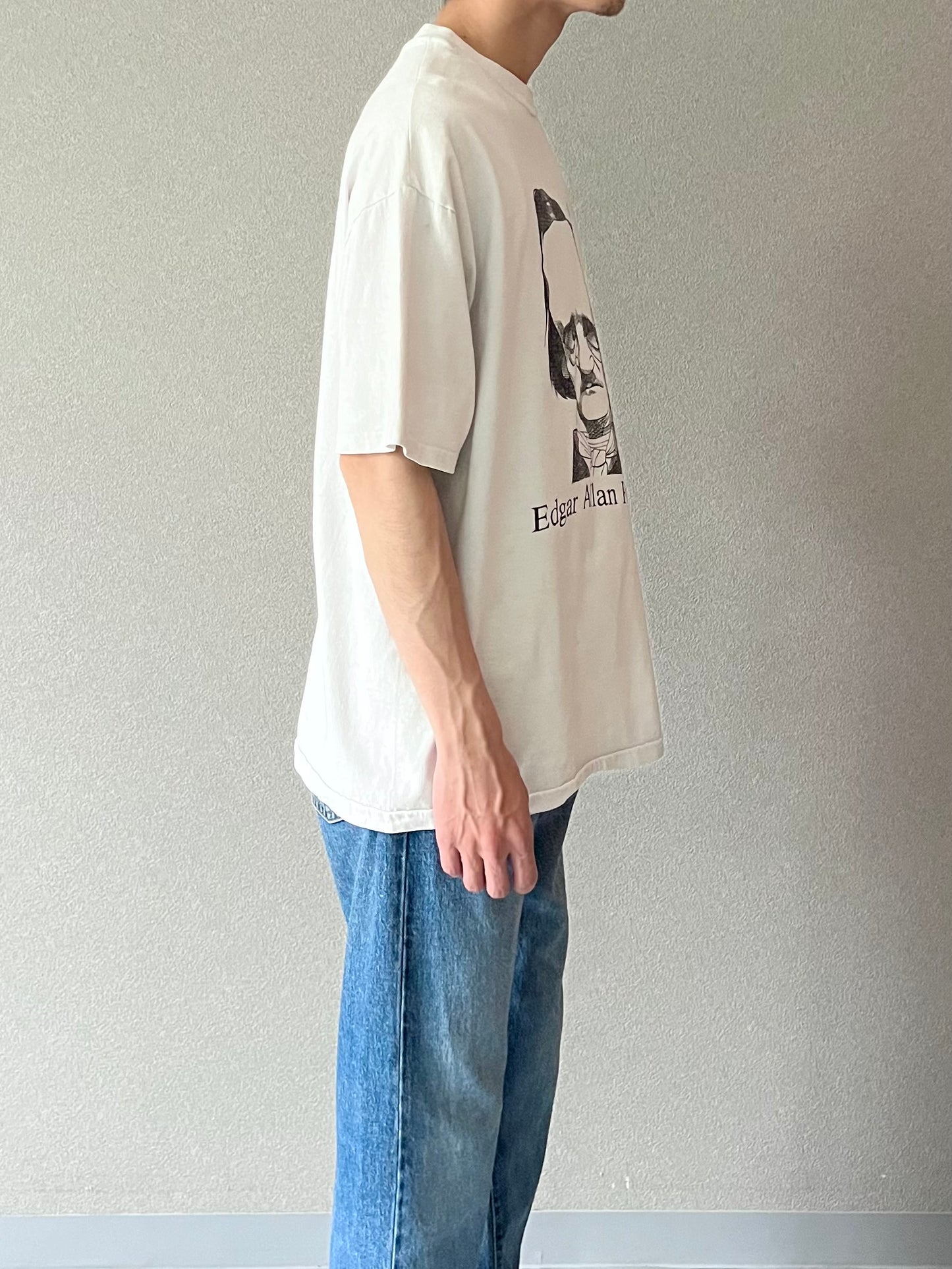 90's Edgar Allan printed t-shirt “Made in USA”