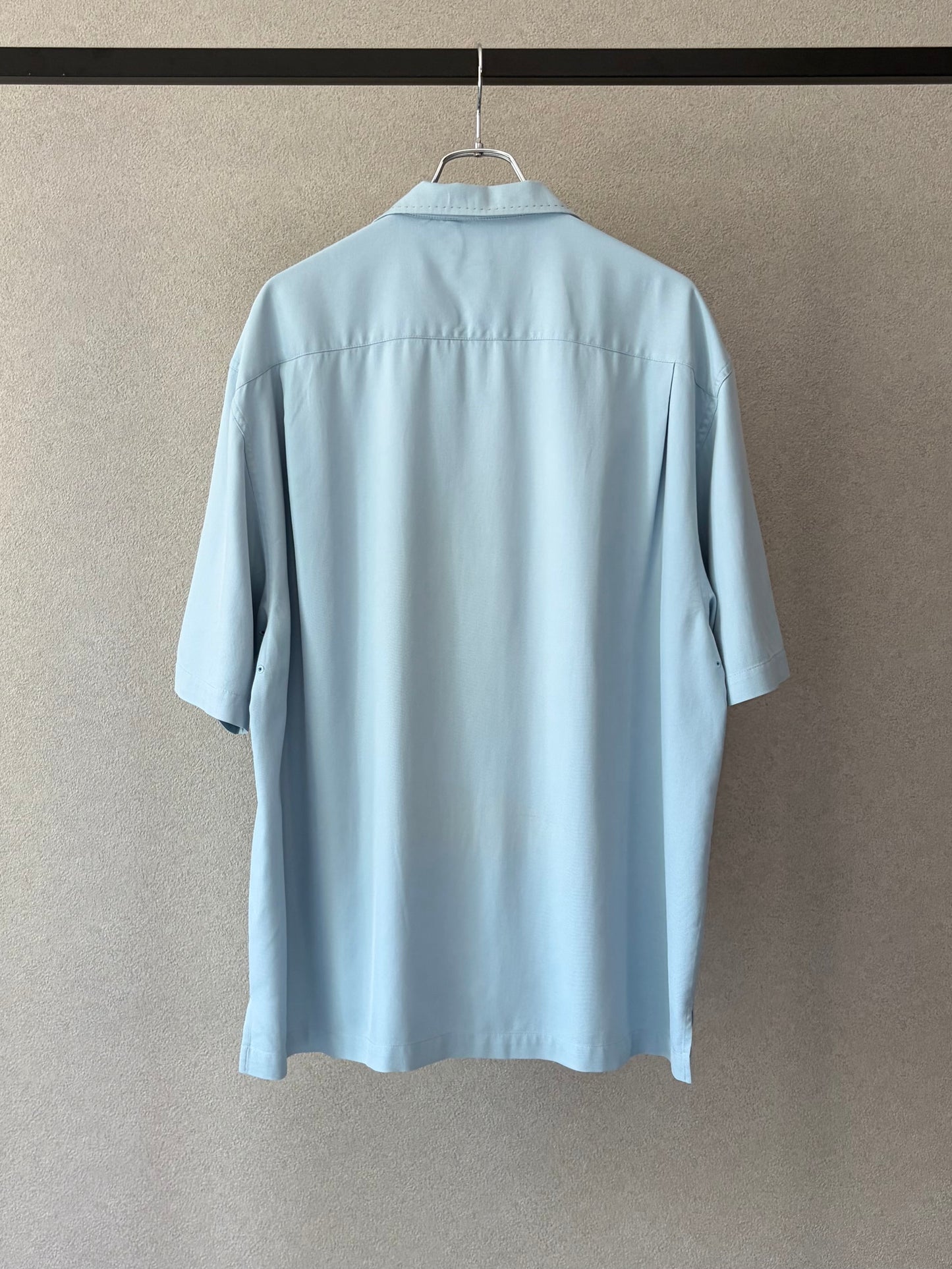 00's Nat Nast open collar silk shirt