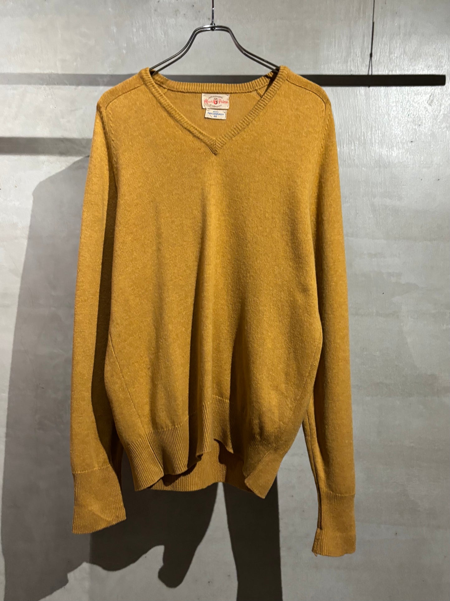 70's Alan Paine wool knit sweater “Made in ENGLAND”
