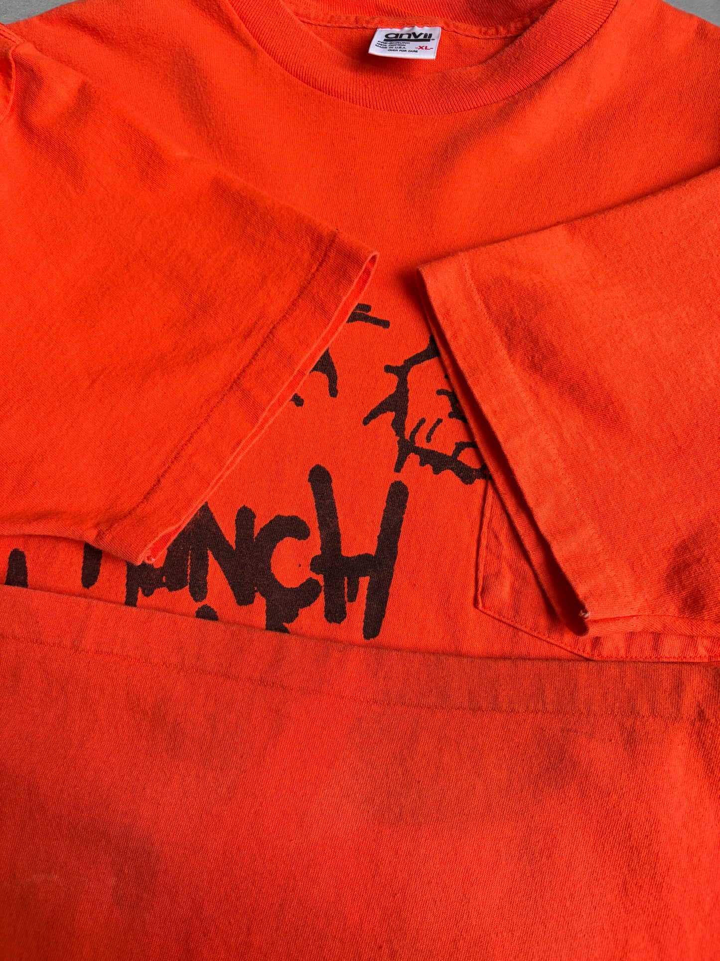 90's PUNCH A HOLE IN A WALL music t-shirt “Made in USA”