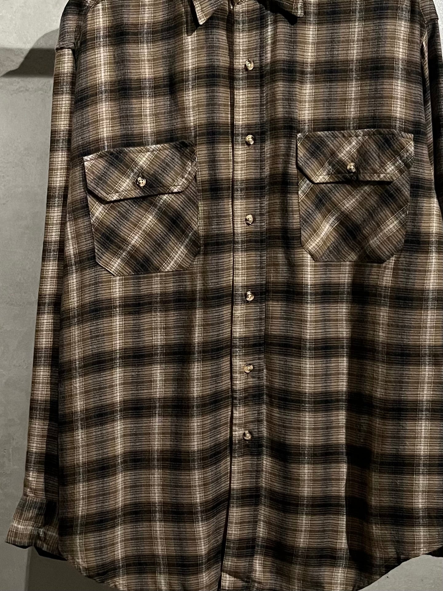 80's NORTHWEST TERRITORY acrylic flannel shirt