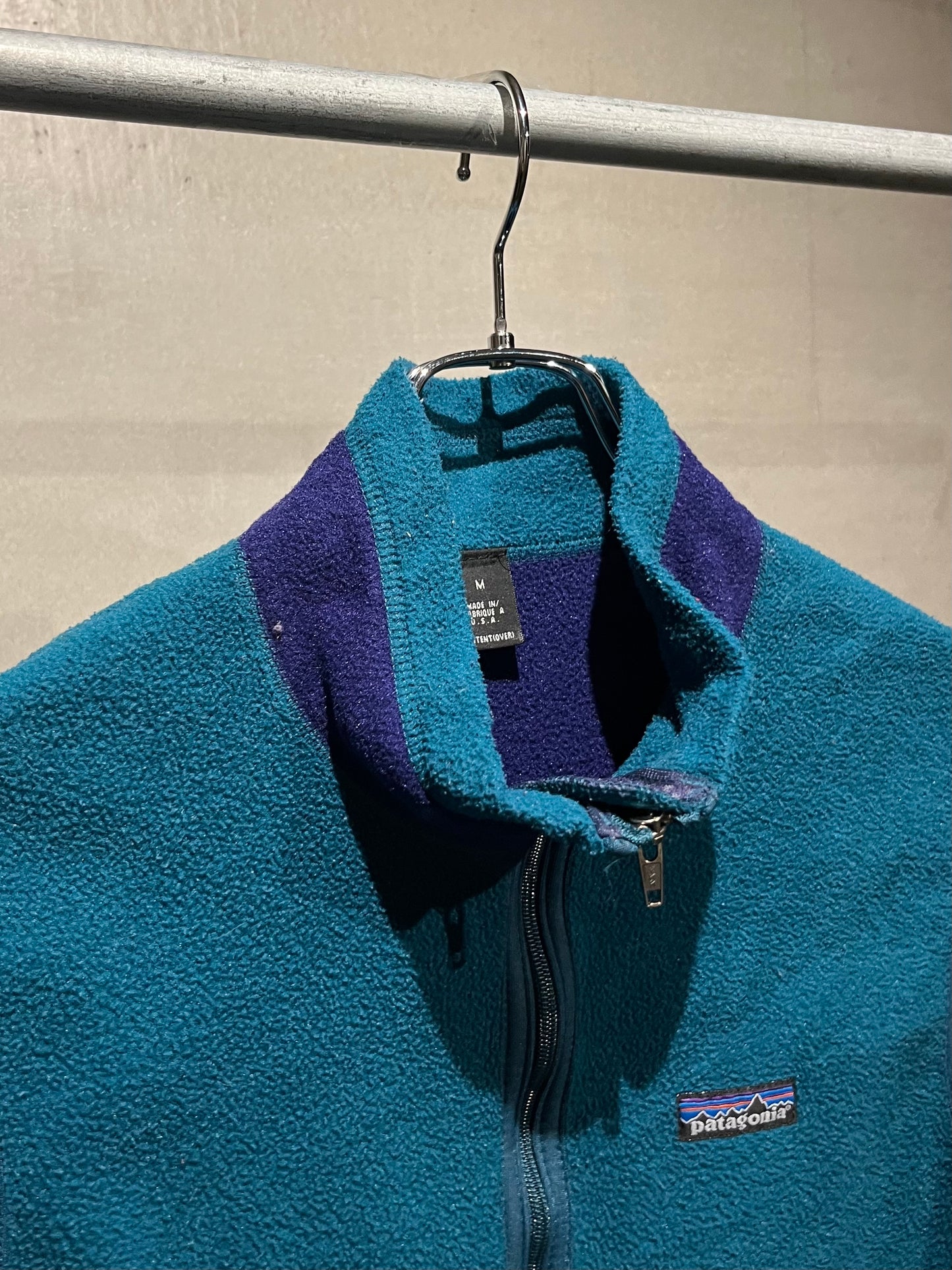 90's patagonia fleece vest "MADE in USA"