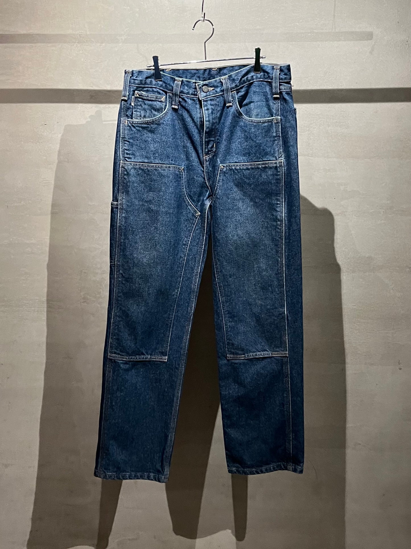 00's carhartt denim double knee painter pants