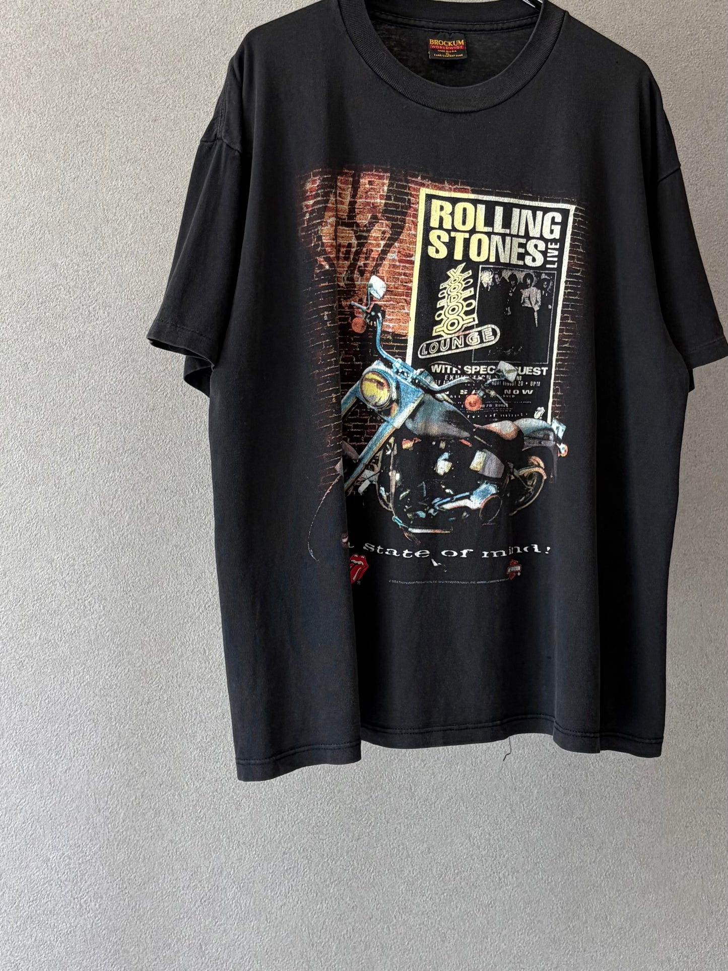 90's The Rolling Stones × Harley-Davidson t-shirt "Made in USA"