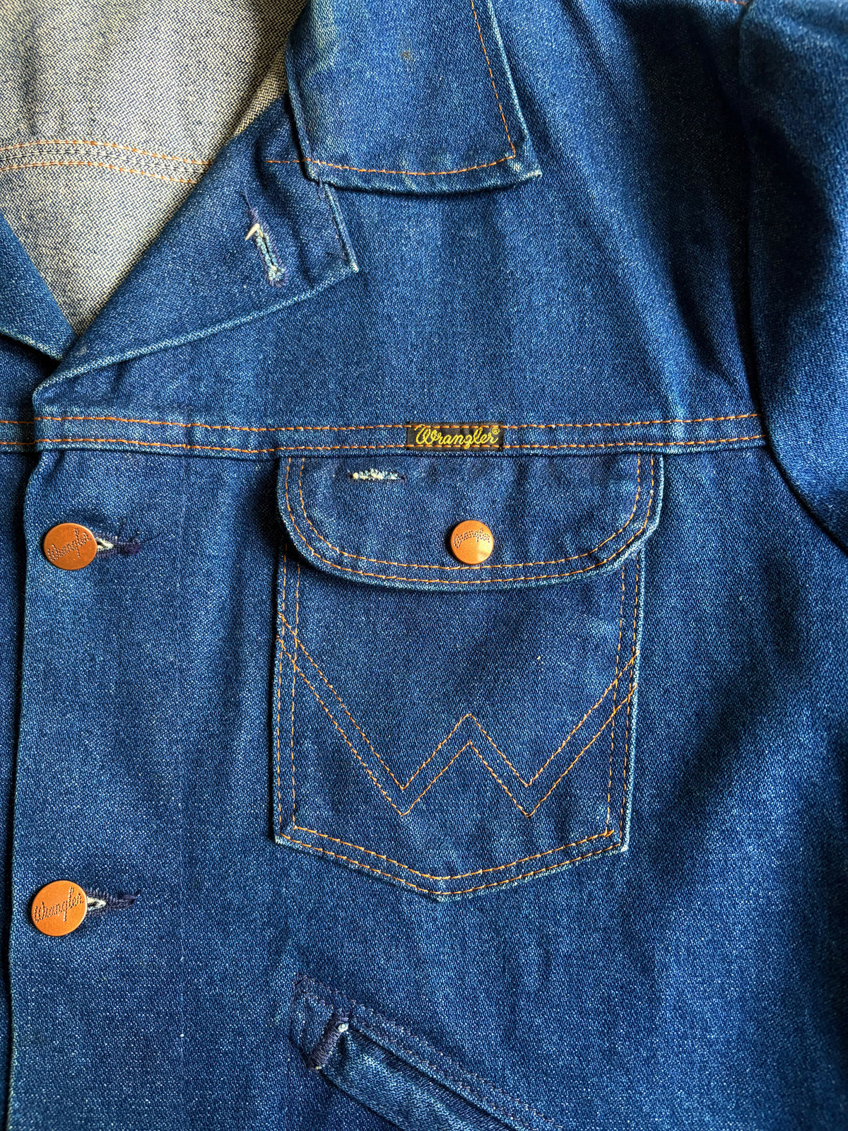 80's Wrangler 74126NV denim jacket “Made in USA”