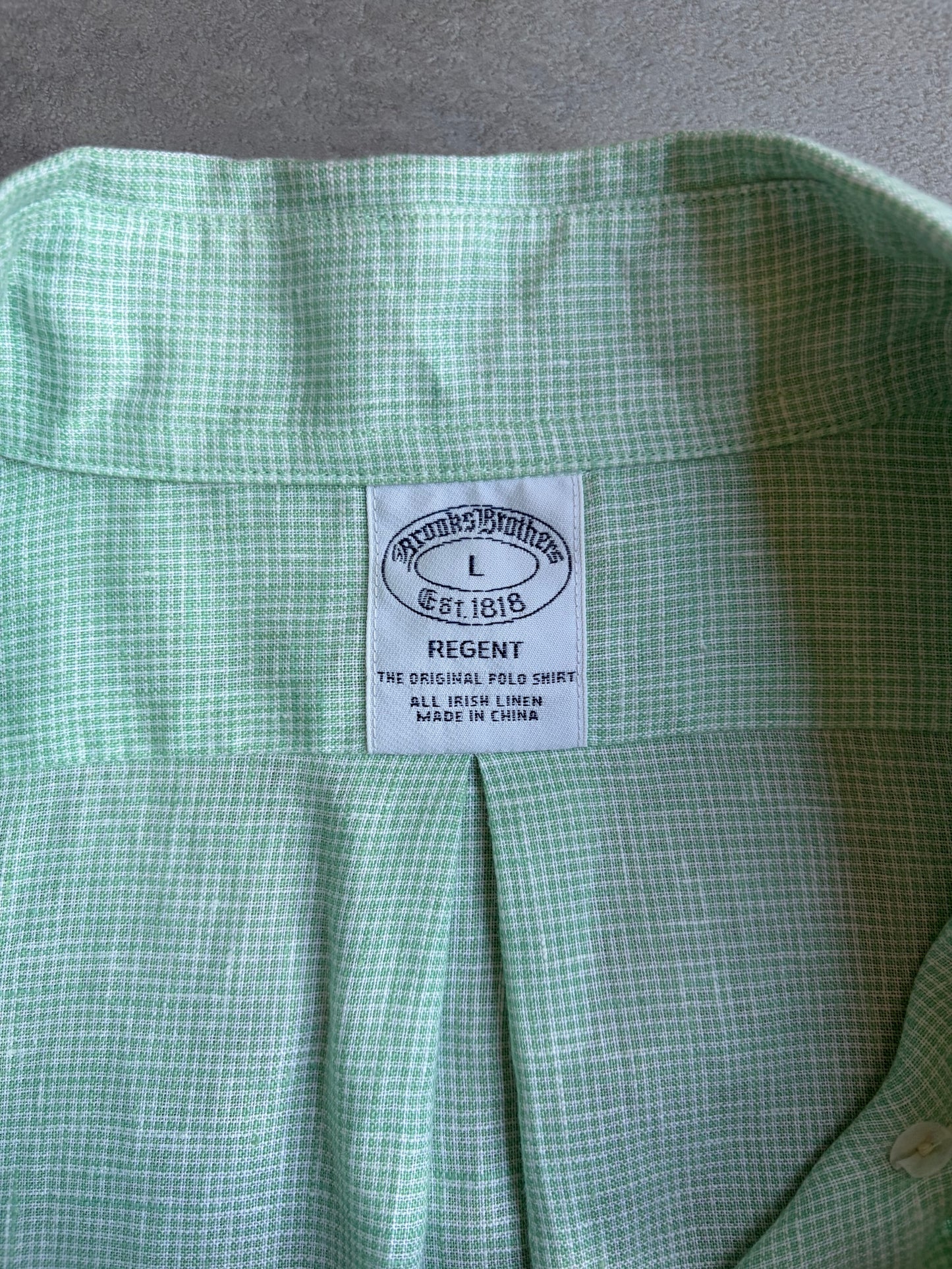 00's Brooks Brothers linen BD shirt