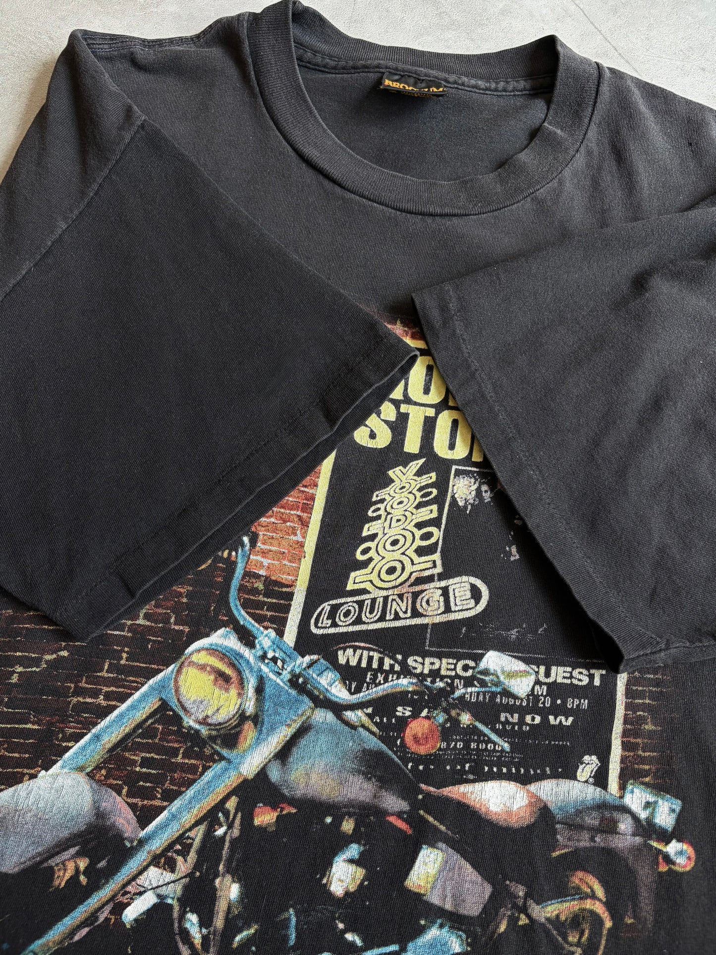 90's The Rolling Stones × Harley-Davidson t-shirt "Made in USA"