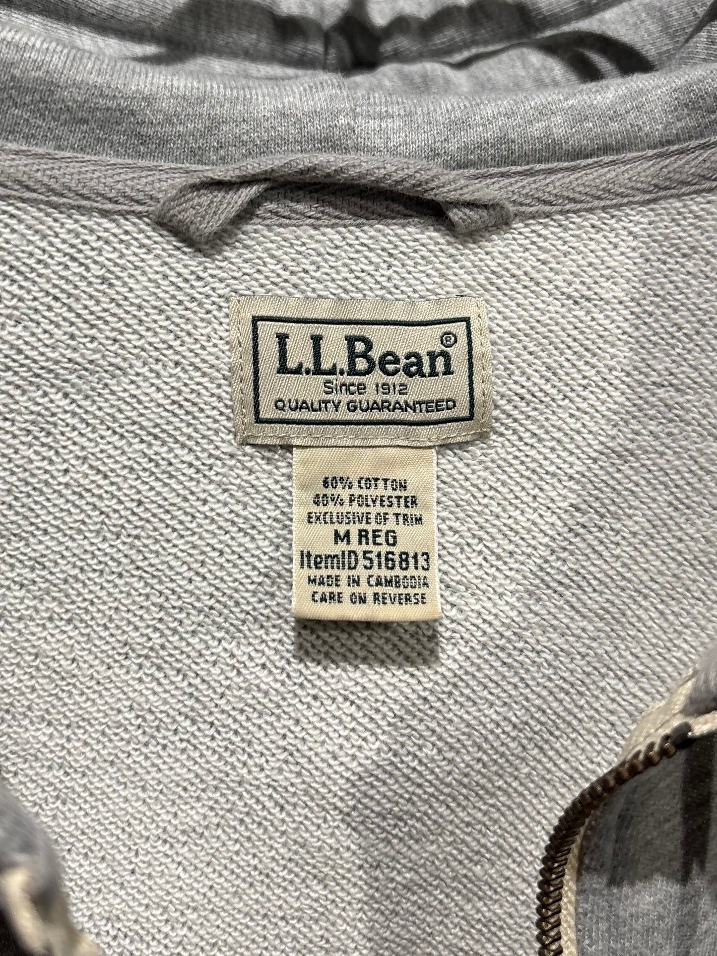 00's L.L.BEAN half zip sweat hoodie