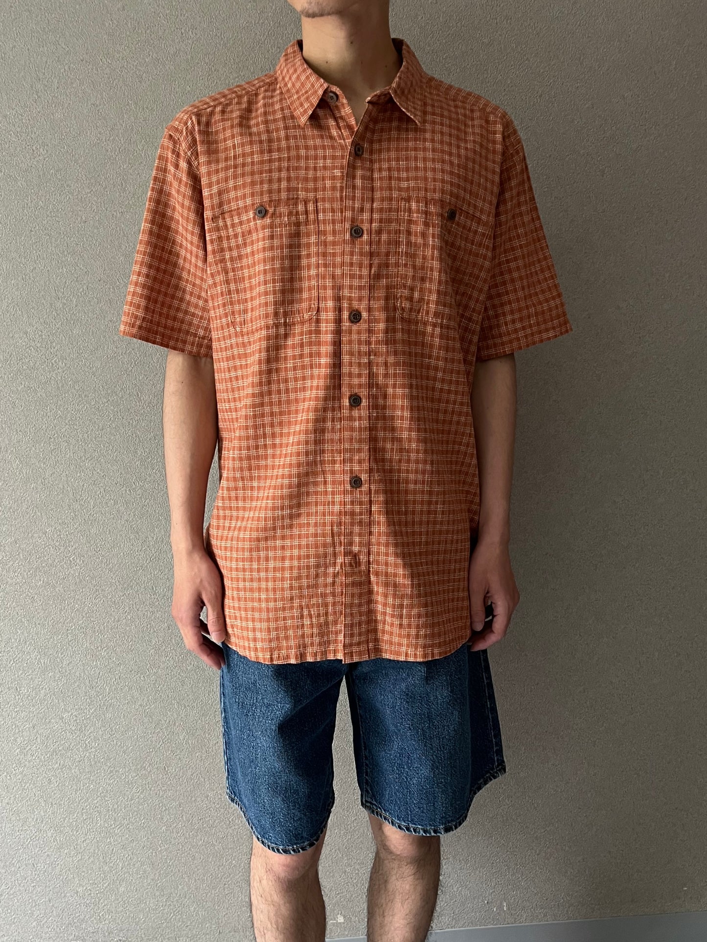 00's patagonia S/S shirt "DEAD STOCK"