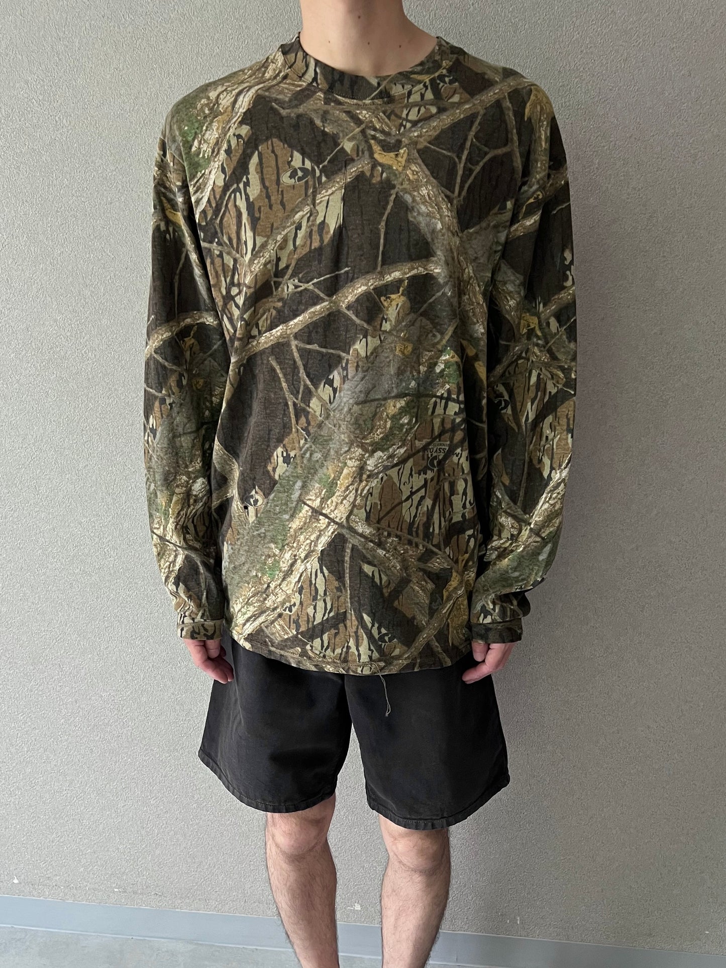 00's UNKNOWN realtree patterned L/S t-shirt "DEAD STOCK"