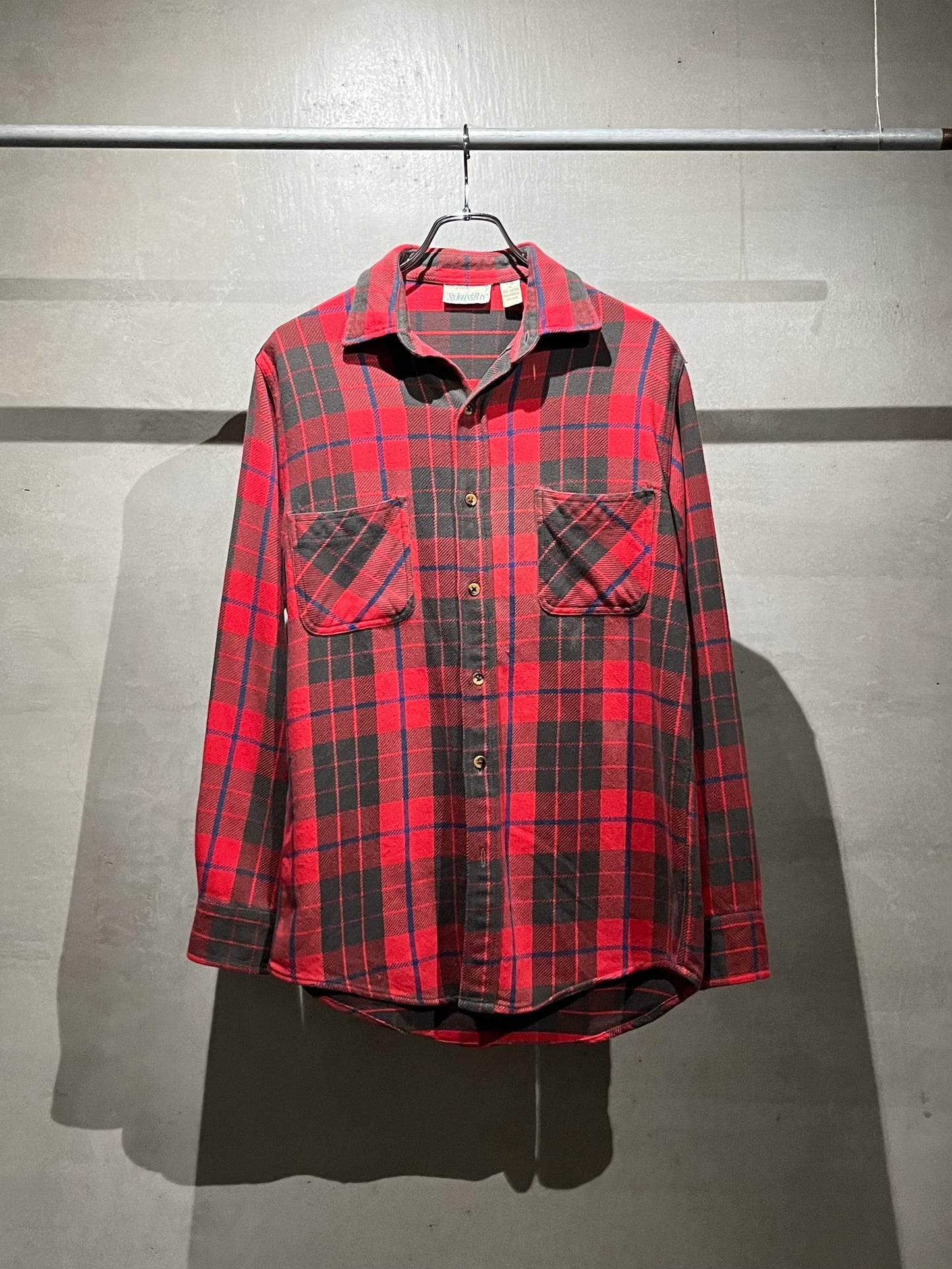 80's ST. JOHN'S BAY flannel shirt “Made in PORTUGAL”
