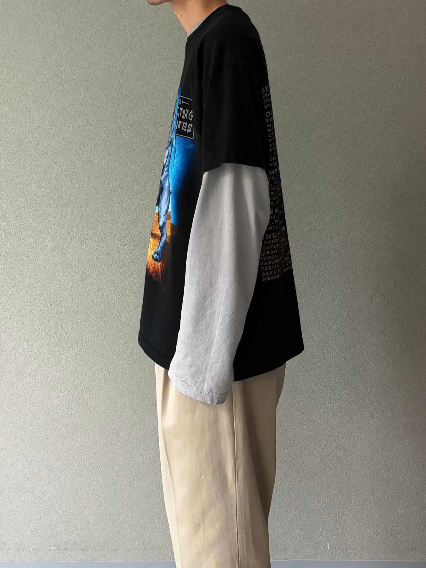 90's THE ROLLING STONES music t-shirt “Made in USA”
