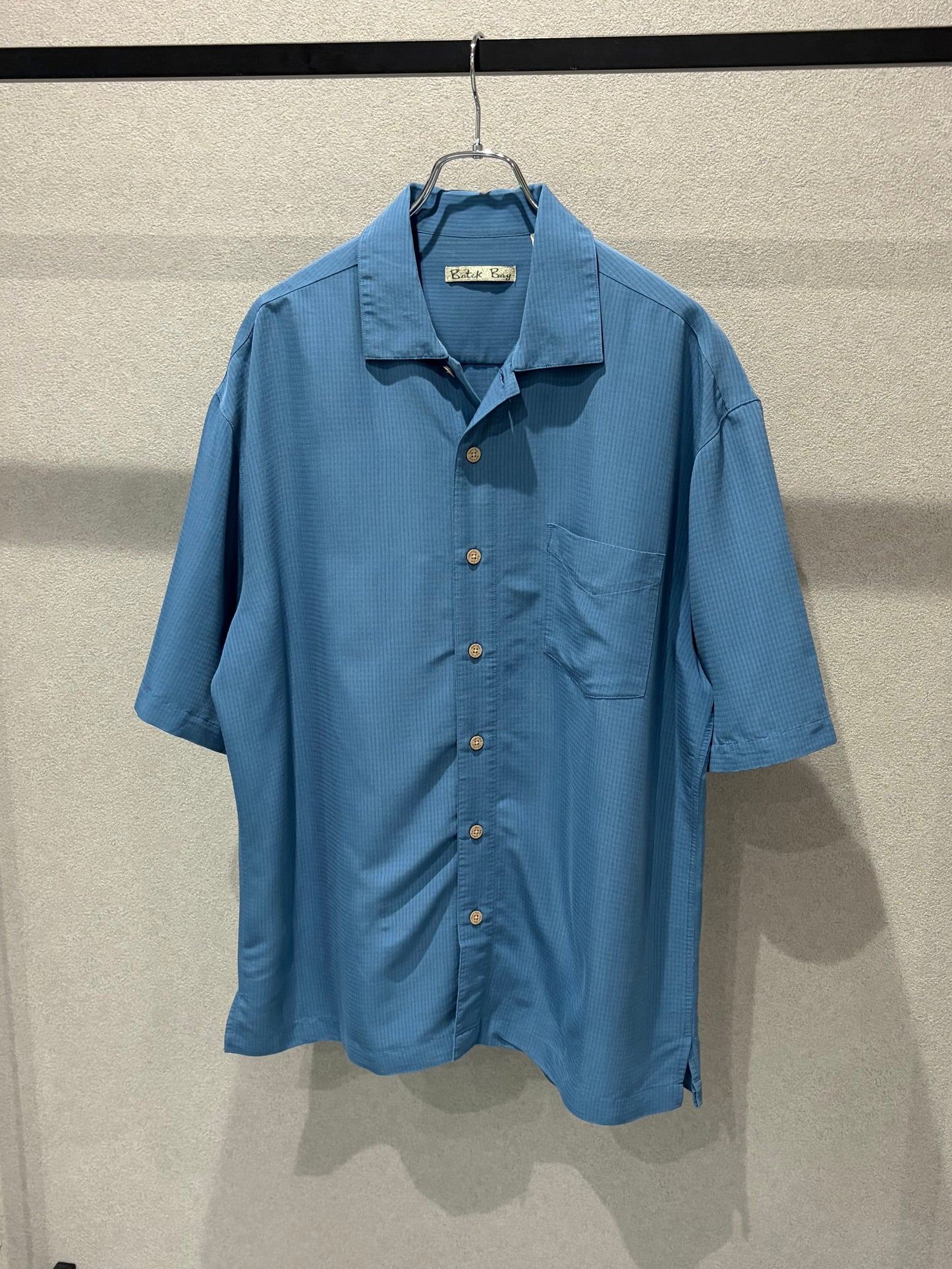 00's Batik Bay open collar shirt