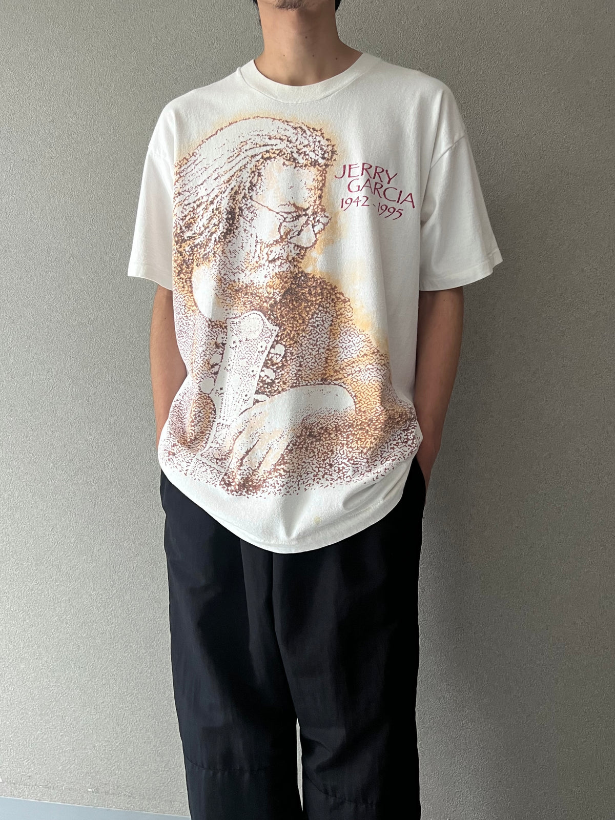 90's JERRY GARCIA x LIQUID BLUE t-shirt “Made in USA”
