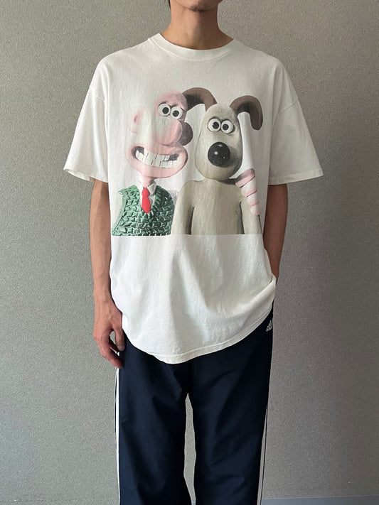 90's  Wallace & Gromit printed t-shirt “Made in USA”