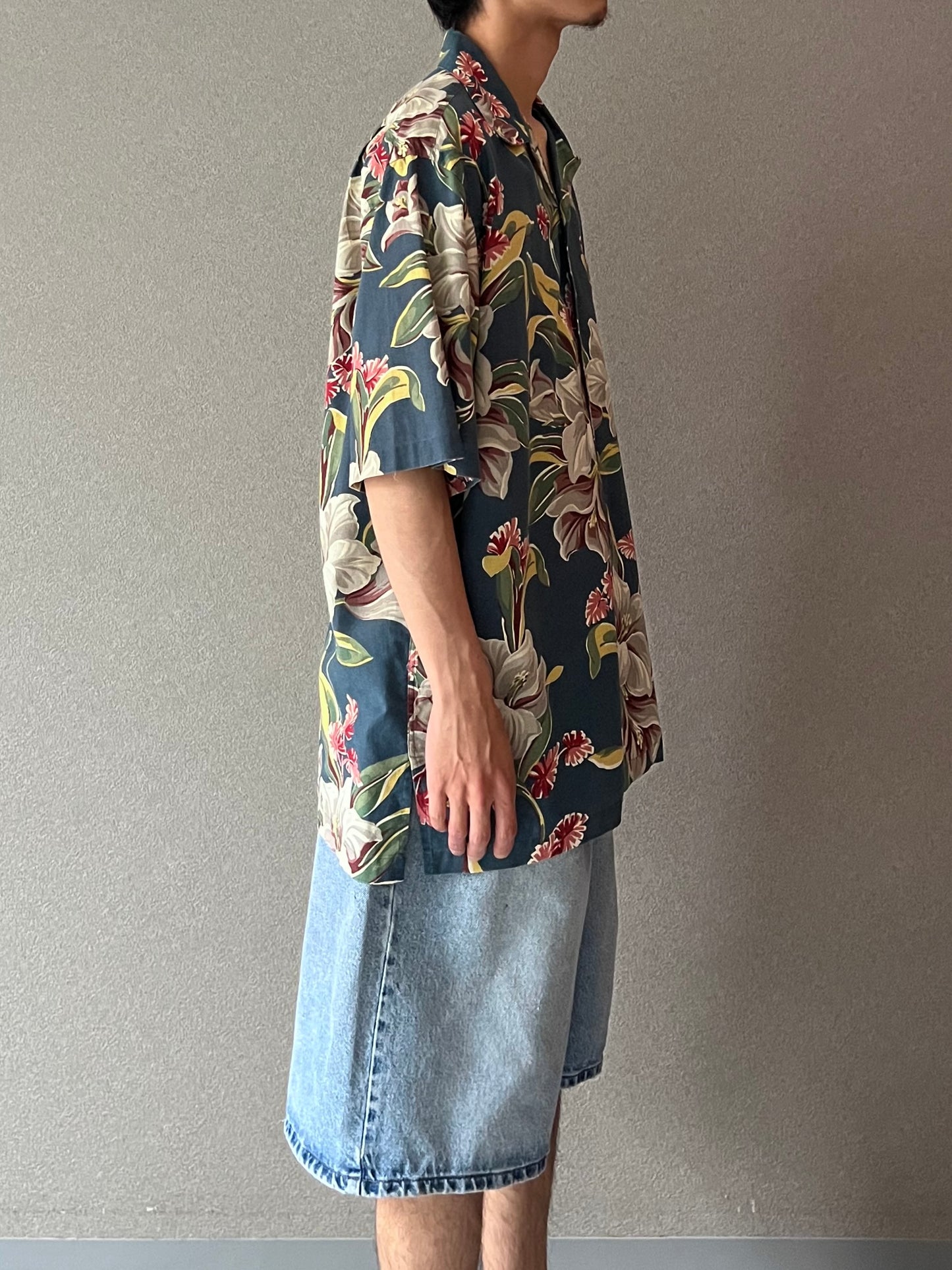 80's〜 Polo Ralph Lauren open collar shirt