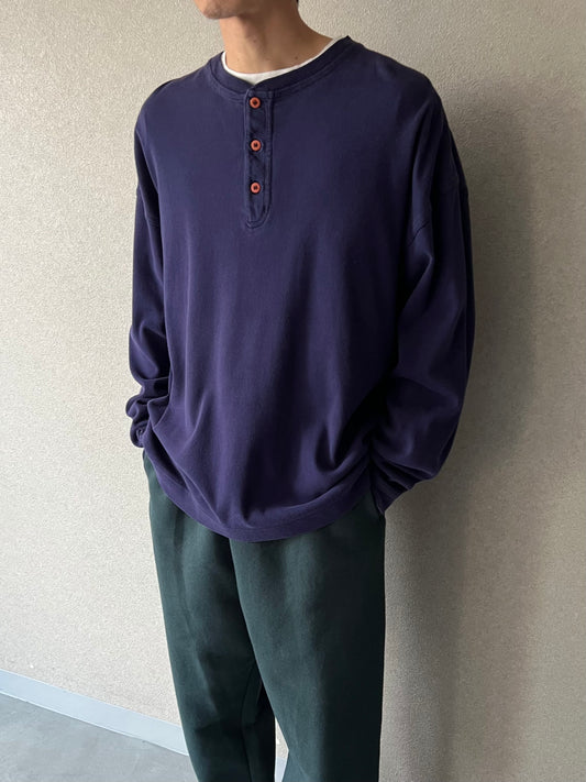 90's GAP henry neck  L/S t-shirt